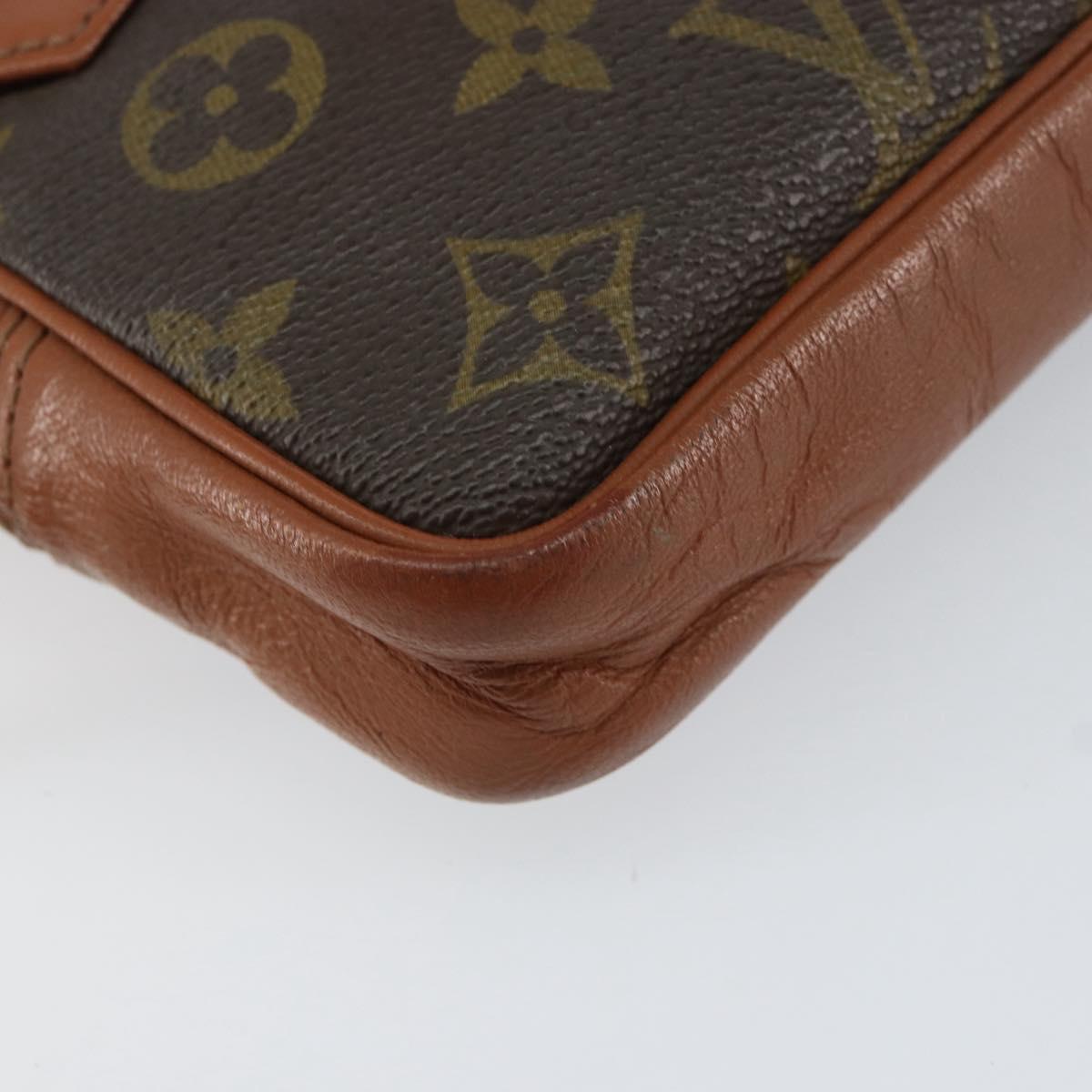LOUIS VUITTON Monogram Pochette Sports Clutch Bag N0.183 LV Auth ka228