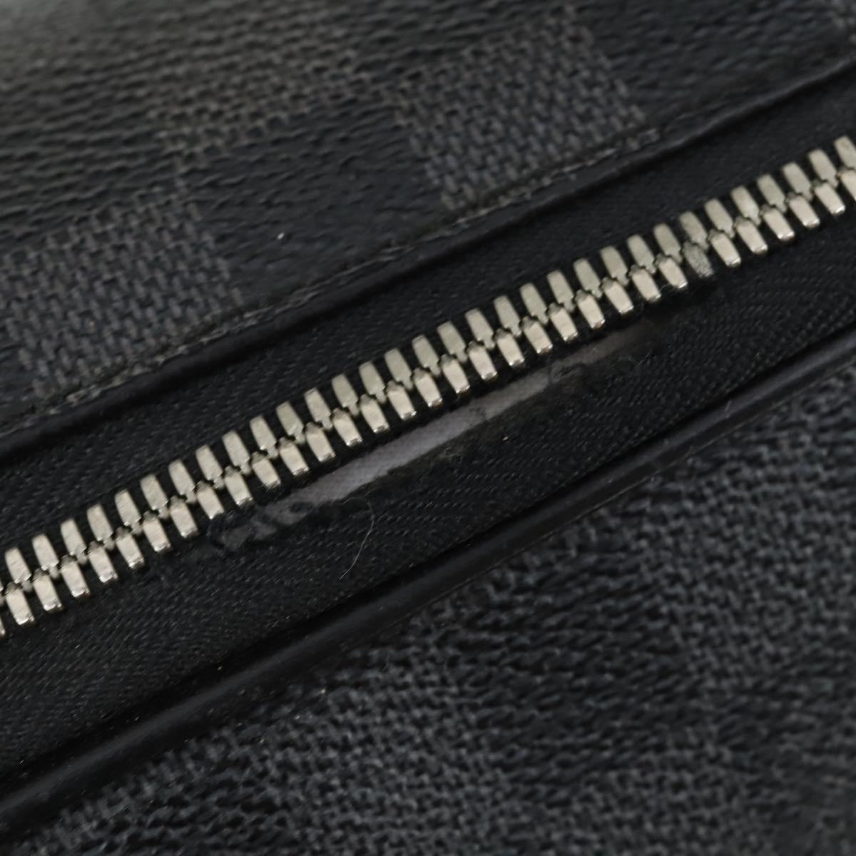 LOUIS VUITTON Damier Grafitte Steve Business Bag 2way N58030 LV Auth ka2281