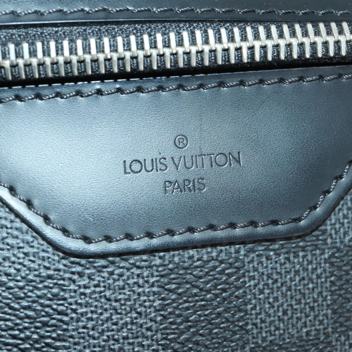 LOUIS VUITTON Damier Grafitte Steve Business Bag 2way N58030 LV Auth ka2281