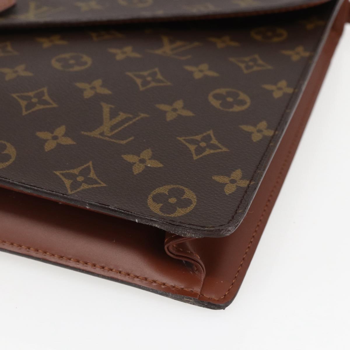 LOUIS VUITTON Monogram Porte Documents Bandouliere Bag M53338 LV Auth ka2282A