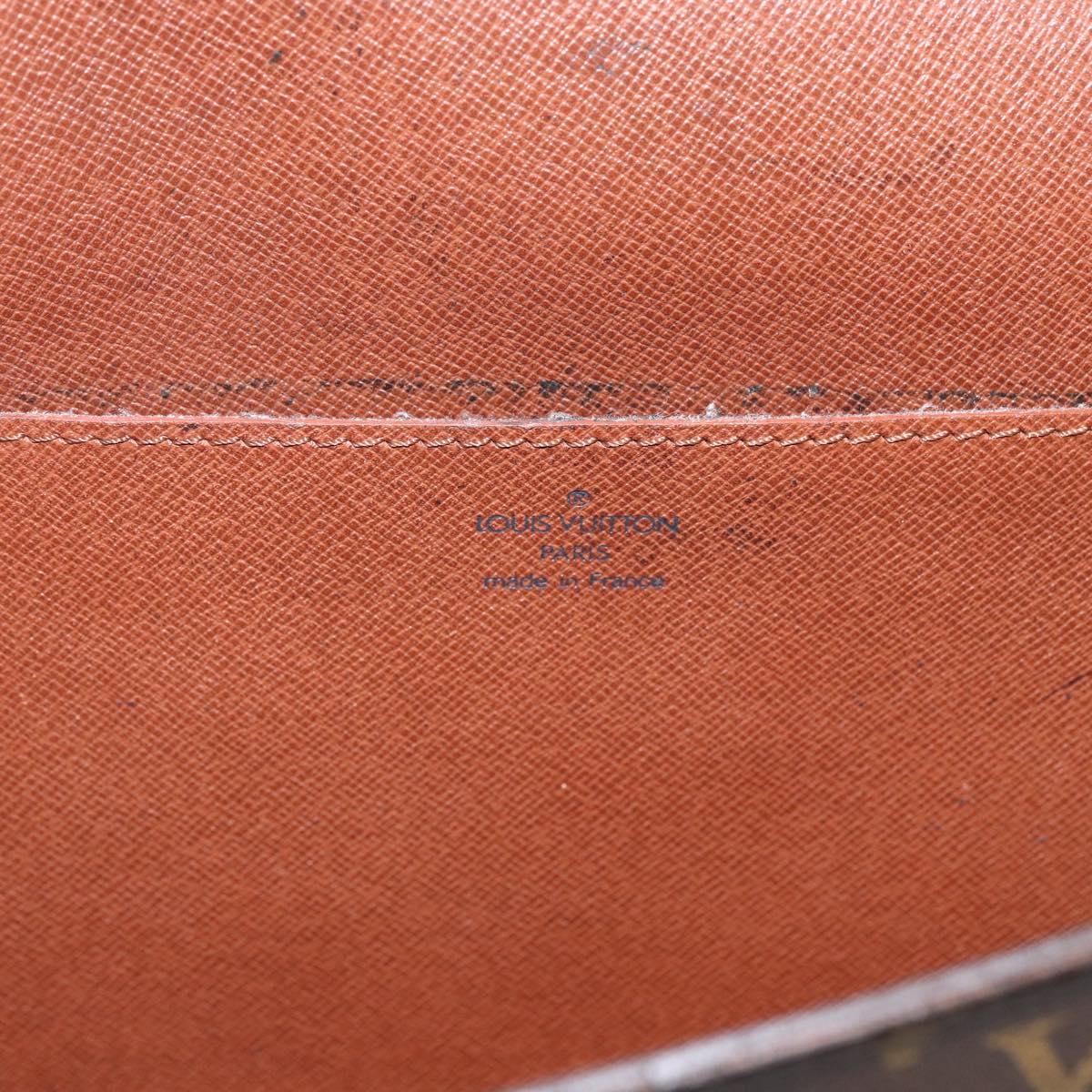 LOUIS VUITTON Monogram Porte Documents Bandouliere Bag M53338 LV Auth ka2282A