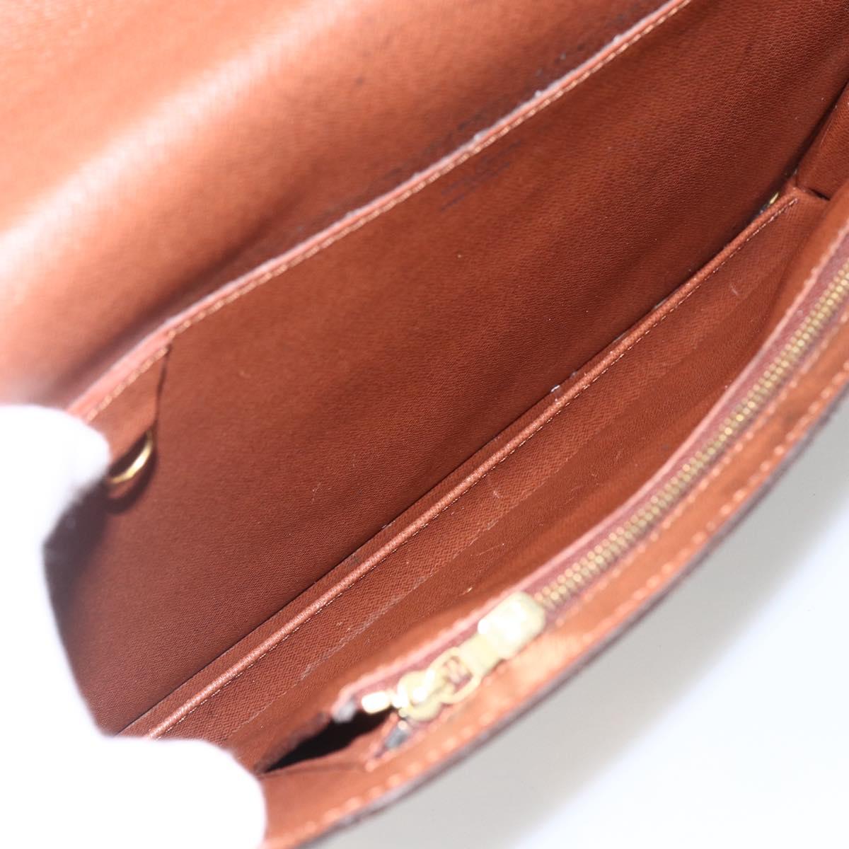 LOUIS VUITTON Monogram Porte Documents Bandouliere Bag M53338 LV Auth ka2282A