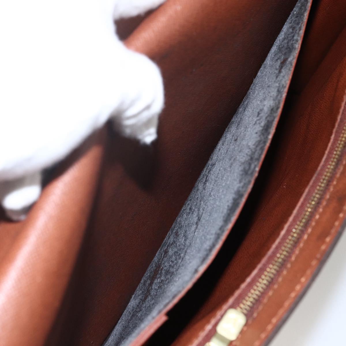 LOUIS VUITTON Monogram Porte Documents Bandouliere Bag M53338 LV Auth ka2282A