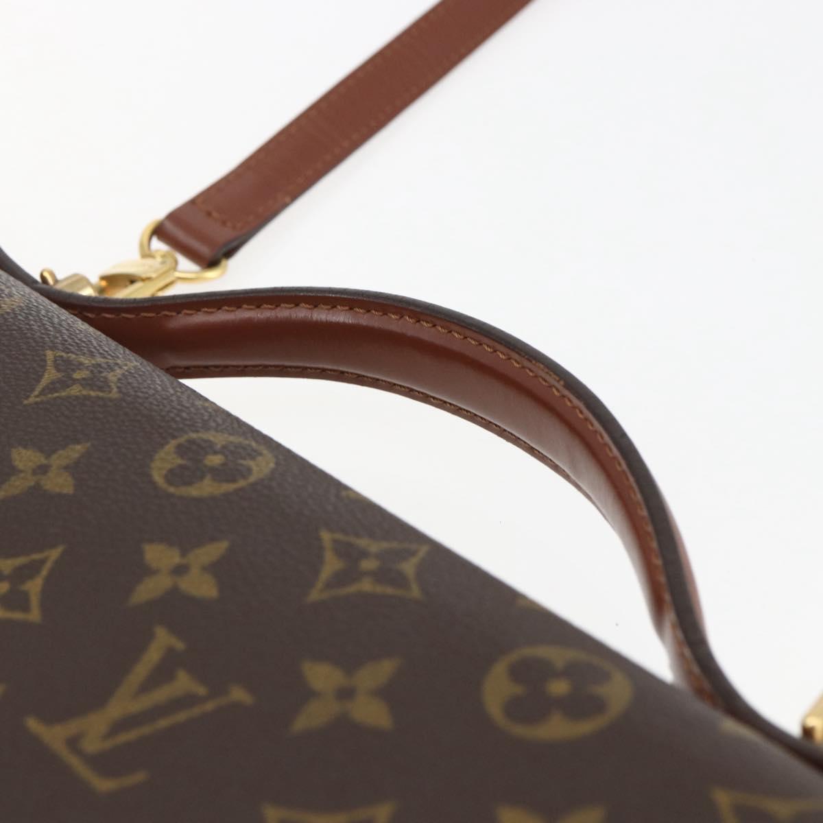 LOUIS VUITTON Monogram Porte Documents Bandouliere Bag M53338 LV Auth ka2282A