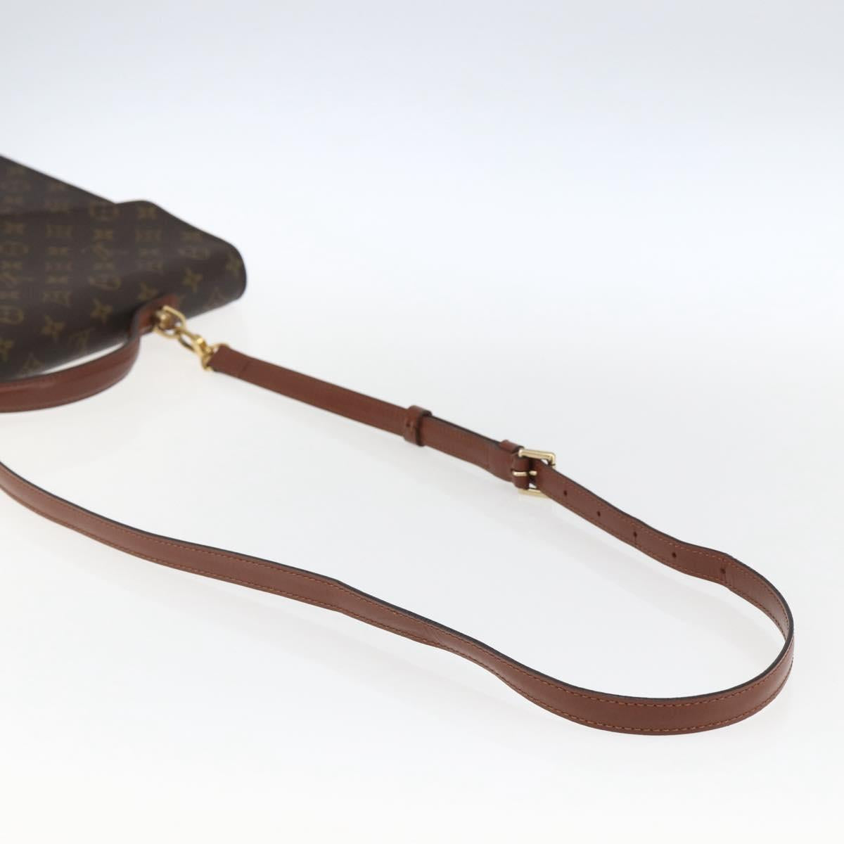 LOUIS VUITTON Monogram Porte Documents Bandouliere Bag M53338 LV Auth ka2282A