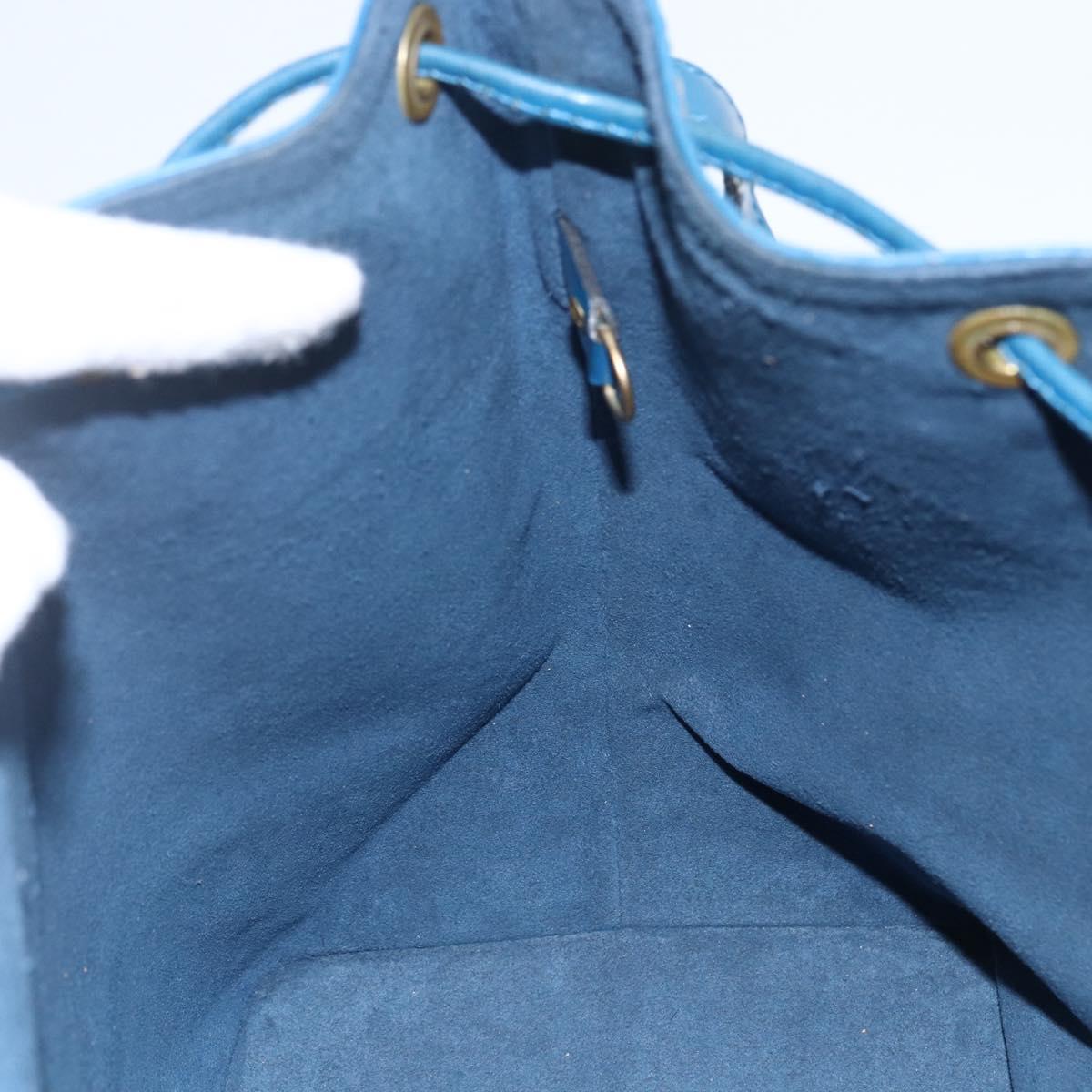 LOUIS VUITTON Epi Petit Noe Shoulder Bag Blue M44105 LV Auth ka2285
