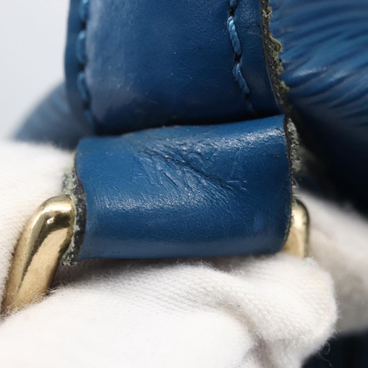 LOUIS VUITTON Epi Petit Noe Shoulder Bag Blue M44105 LV Auth ka2285