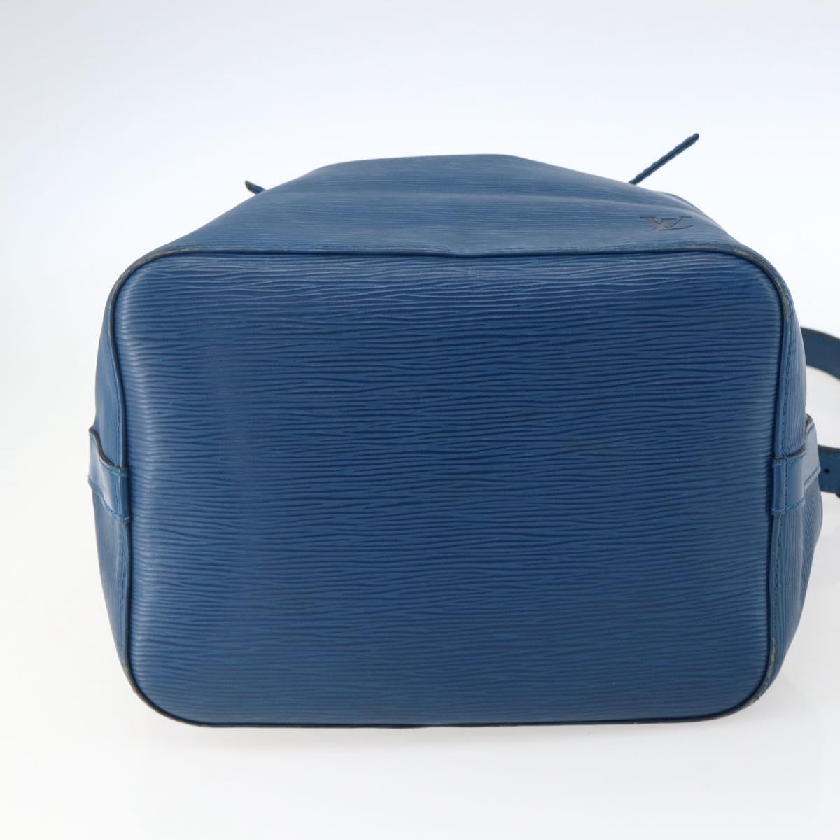 LOUIS VUITTON Epi Petit Noe Shoulder Bag Blue M44105 LV Auth ka2285