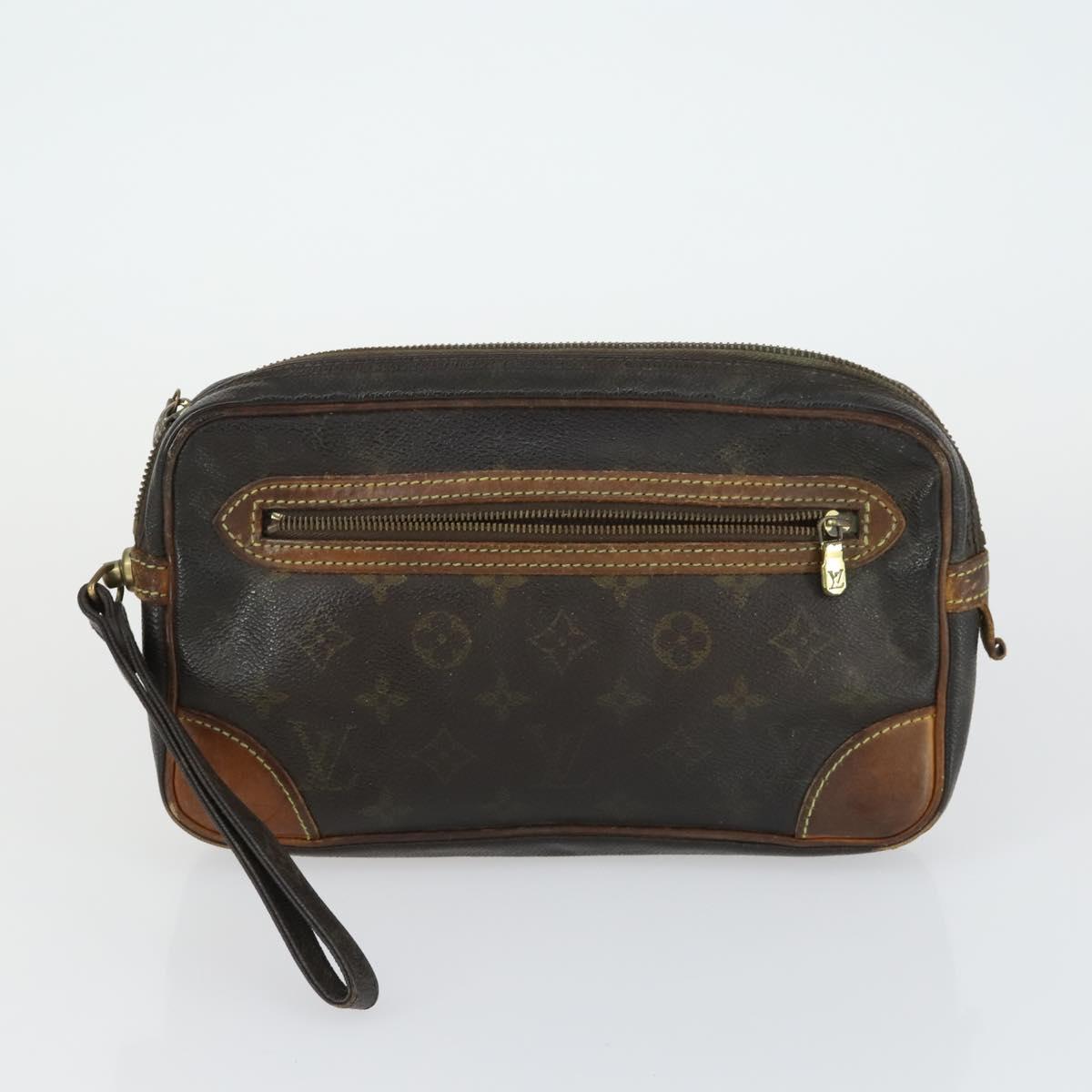 LOUIS VUITTON Monogram Clutch Bag 4 Set LV Auth ka2311