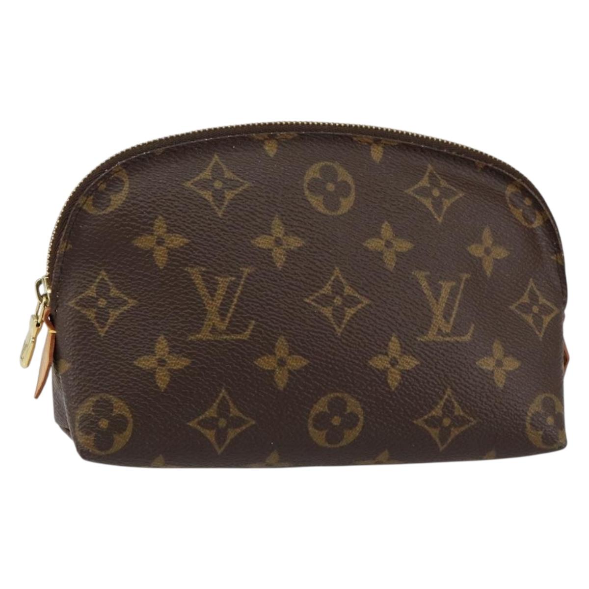 LOUIS VUITTON Monogram Pochette Cosmetic PM Cosmetic Pouch M47515 LV Auth ka232
