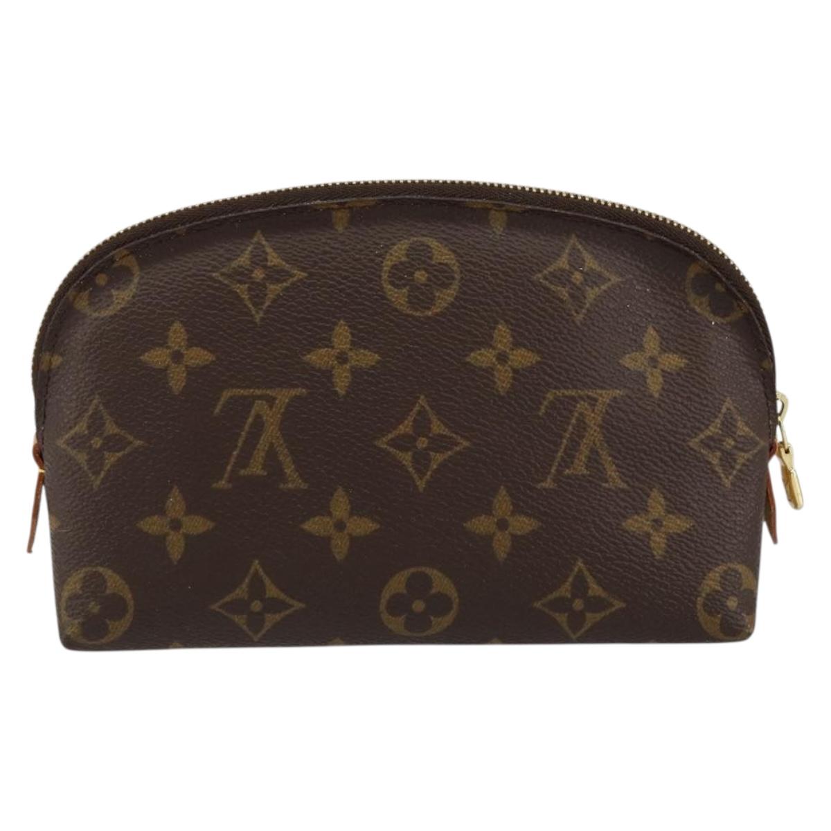 LOUIS VUITTON Monogram Pochette Cosmetic PM Cosmetic Pouch M47515 LV Auth ka232