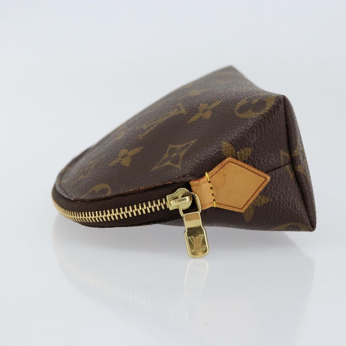 LOUIS VUITTON Monogram Pochette Cosmetic PM Cosmetic Pouch M47515 LV Auth ka232