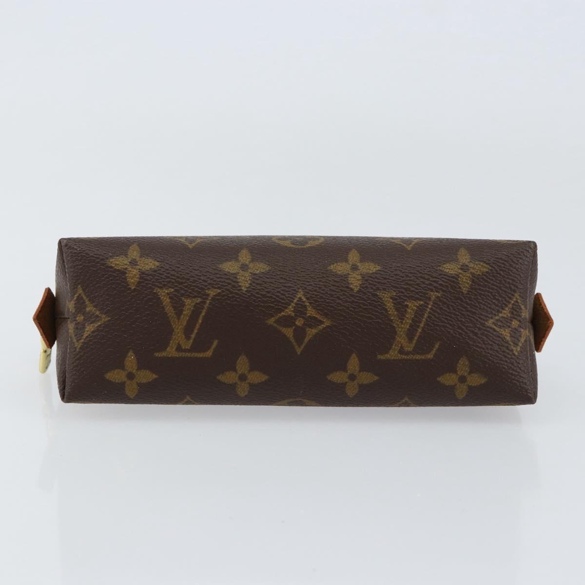 LOUIS VUITTON Monogram Pochette Cosmetic PM Cosmetic Pouch M47515 LV Auth ka232