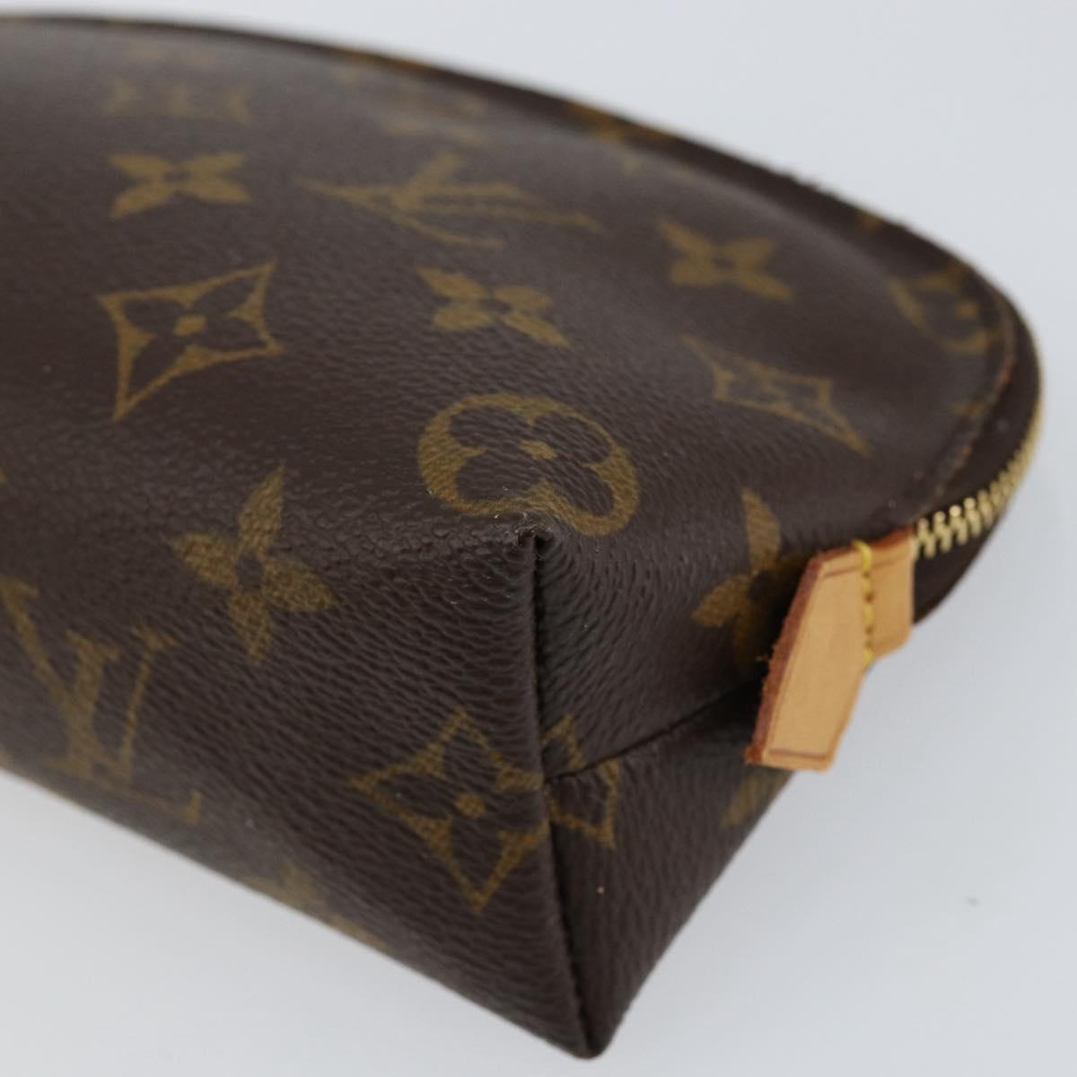 LOUIS VUITTON Monogram Pochette Cosmetic PM Cosmetic Pouch M47515 LV Auth ka232