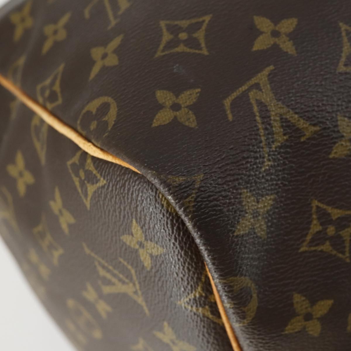 LOUIS VUITTON Monogram Keepall 55 Boston Bag M41424 LV Auth ka2325