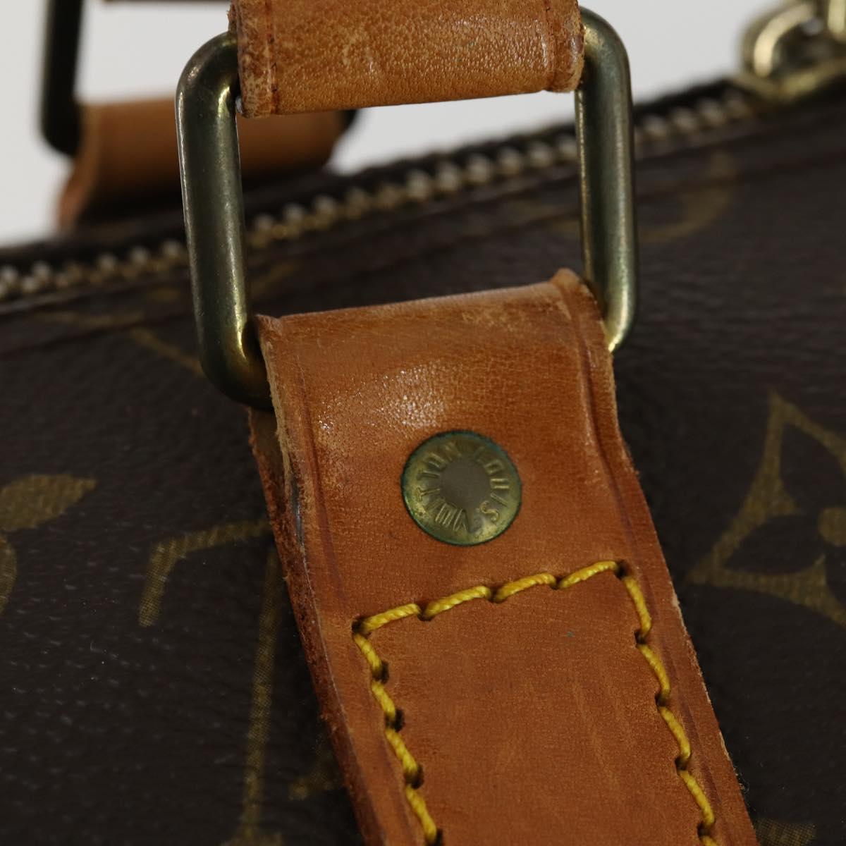 LOUIS VUITTON Monogram Keepall 55 Boston Bag M41424 LV Auth ka2325