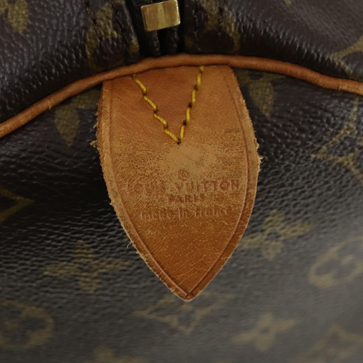 LOUIS VUITTON Monogram Keepall 55 Boston Bag M41424 LV Auth ka2325