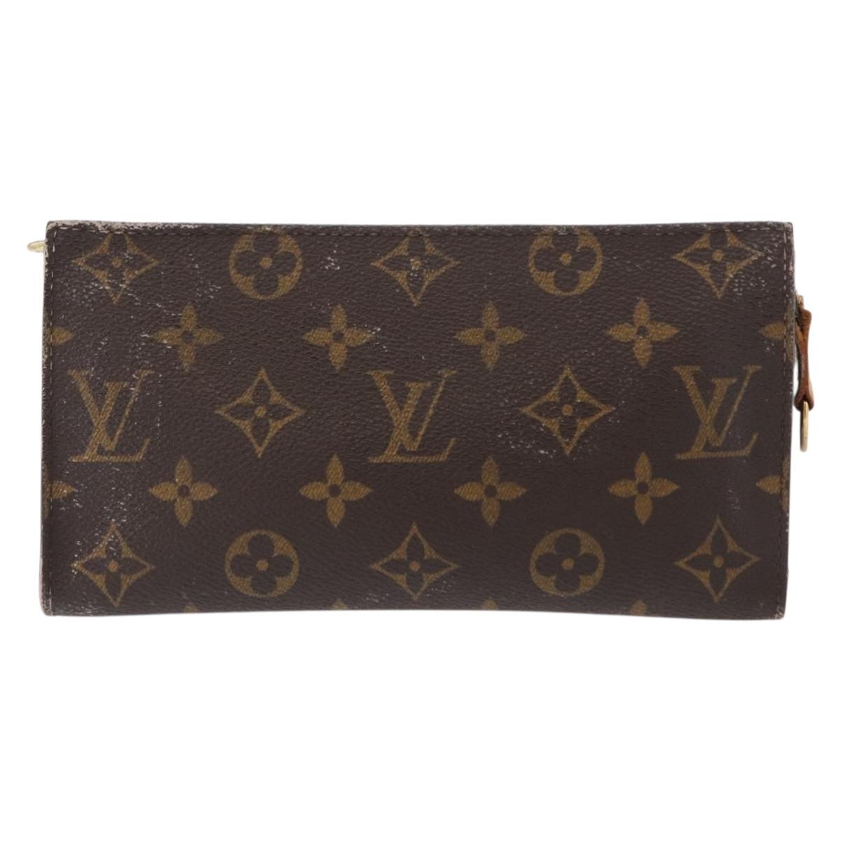 LOUIS VUITTON Monogram Bucket GM Accessory Pouch LV Auth ka233