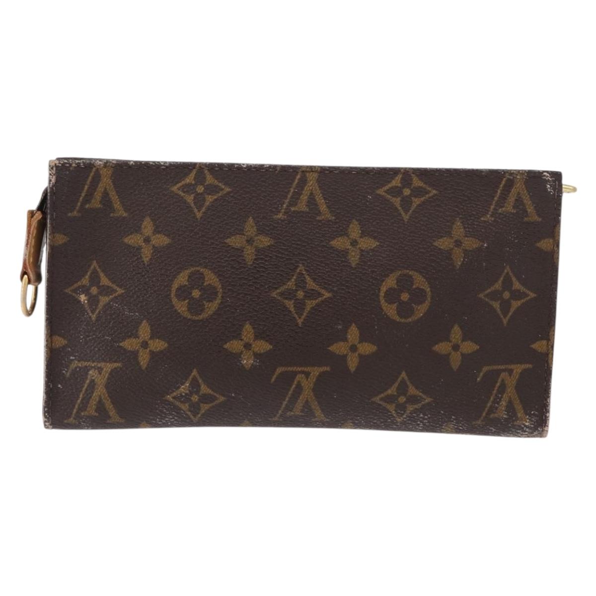 LOUIS VUITTON Monogram Bucket GM Accessory Pouch LV Auth ka233