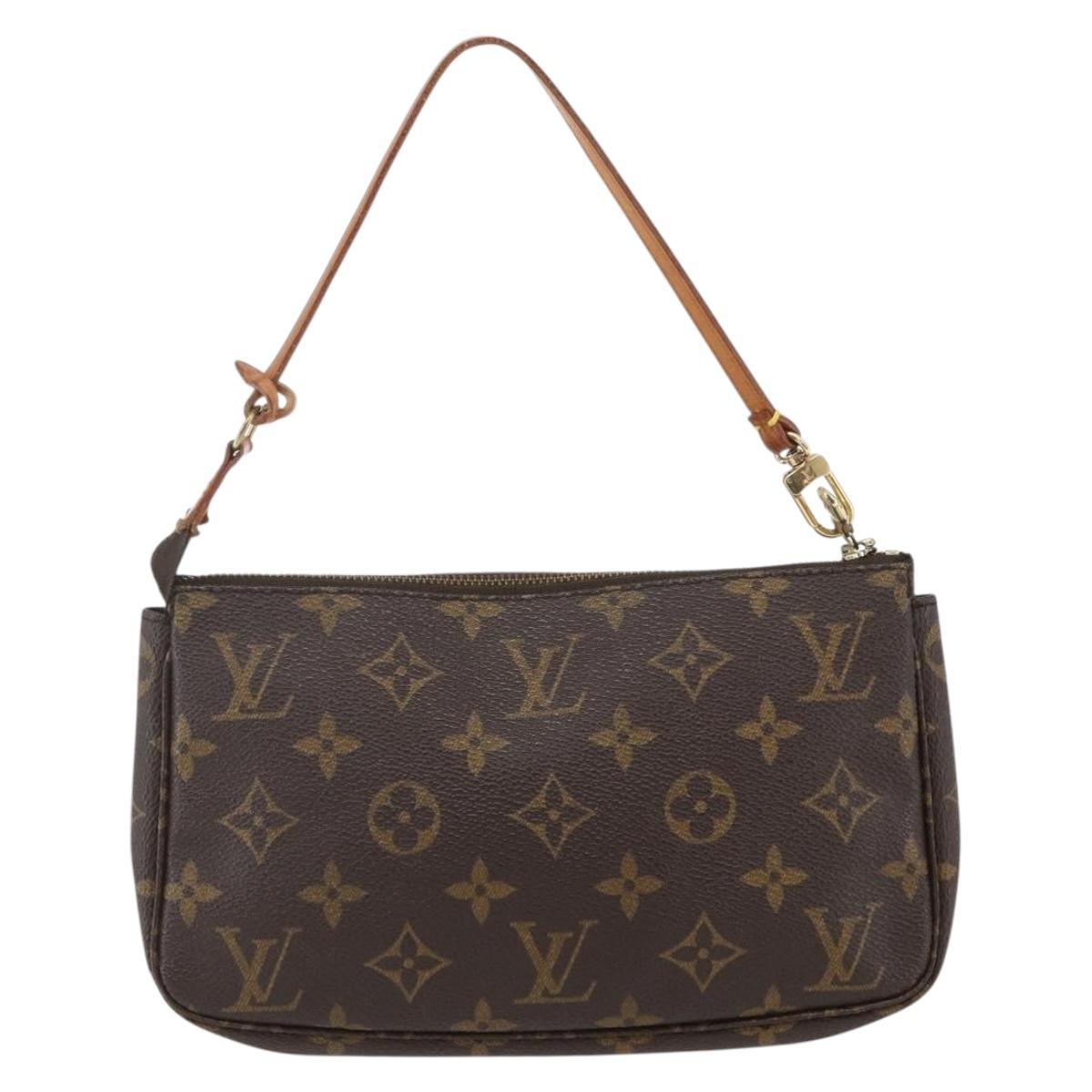 LOUIS VUITTON Monogram Pochette Accessoires Pouch M51980 LV Auth ka2338A