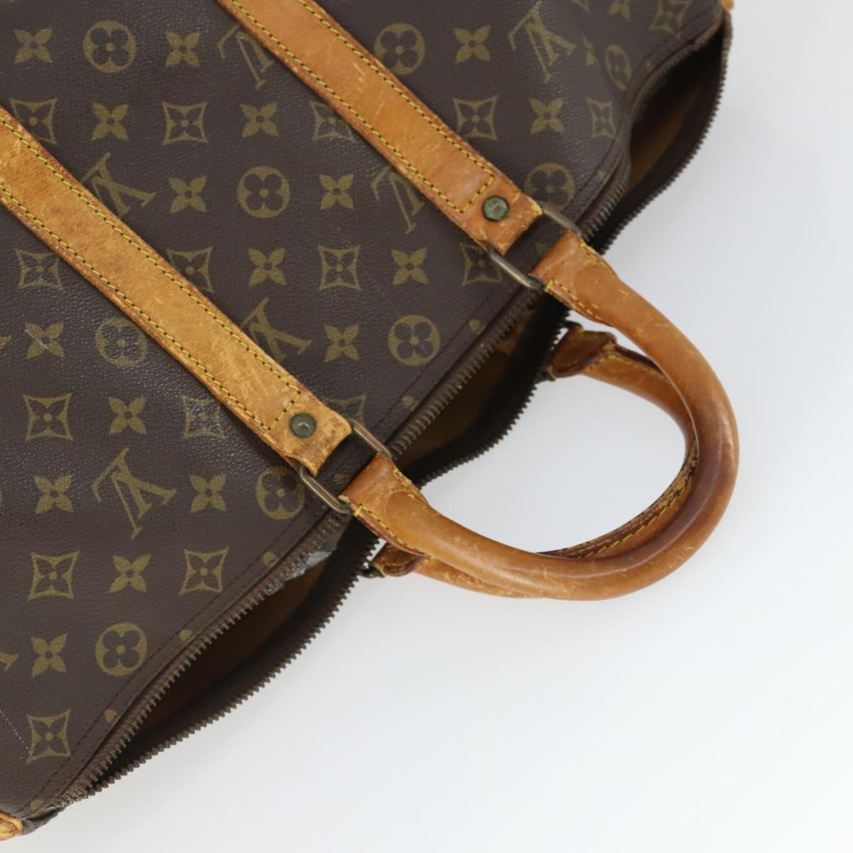 LOUIS VUITTON Monogram Keepall 45 Boston Bag M41428 LV Auth ka2339