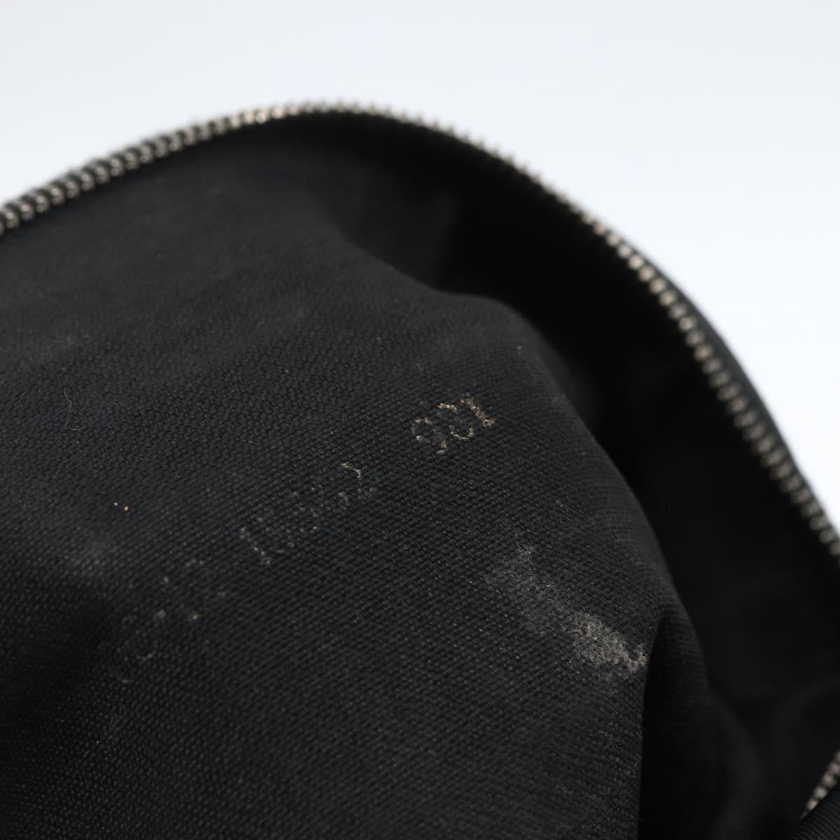 FENDI Tote Bag Nylon Black Silver Auth ka2357