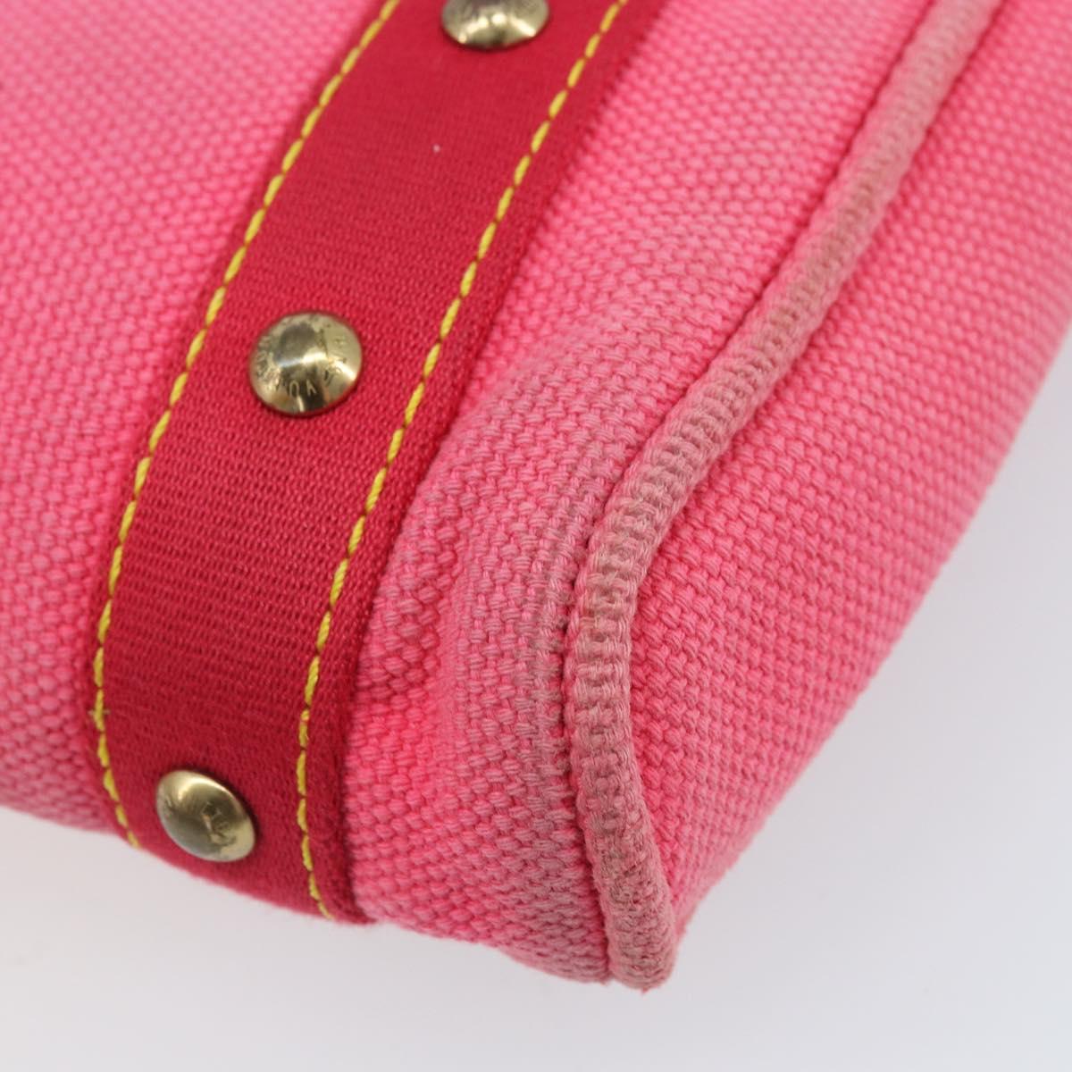 LOUIS VUITTON Antigua Cabas PM Hand Bag Rouge Pink M40088 LV Auth ka2366