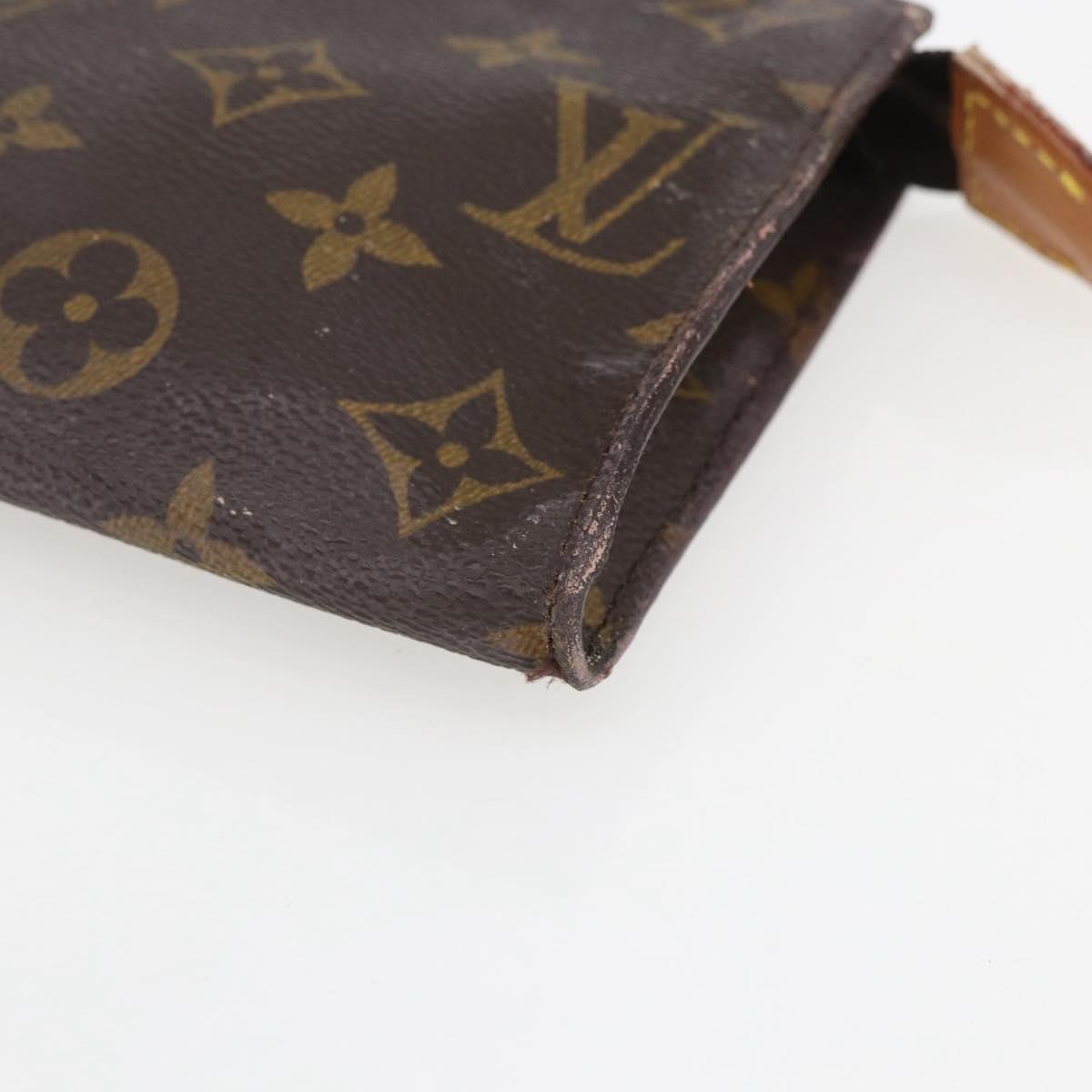 LOUIS VUITTON Monogram Bucket GM Accessory Pouch LV Auth ka237