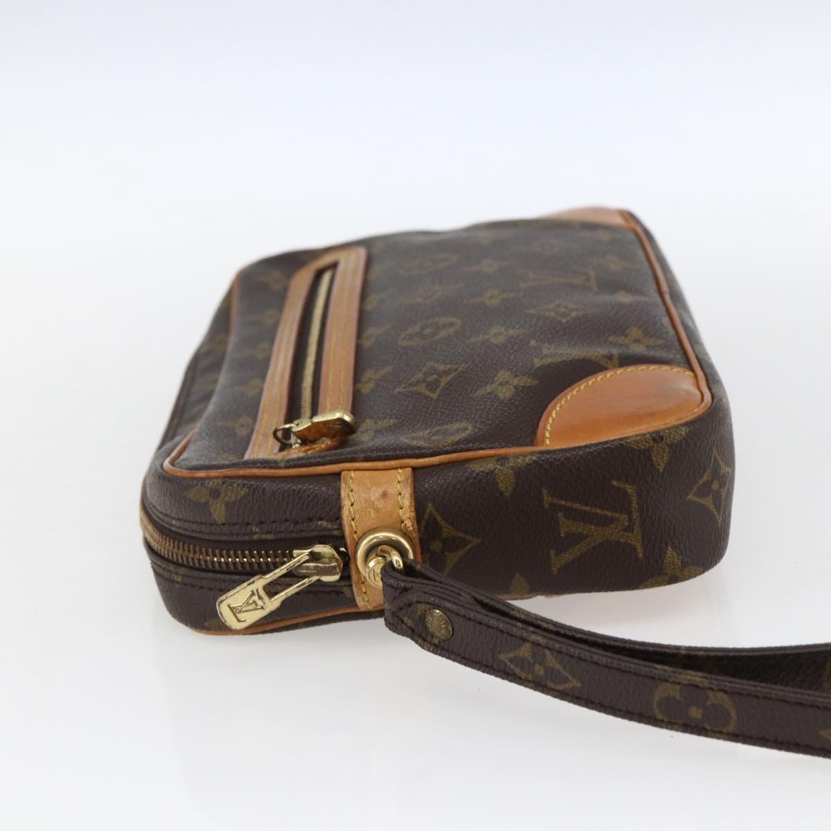 LOUIS VUITTON Monogram Marly Dragonne GM Clutch Bag M51825 LV Auth ka2370