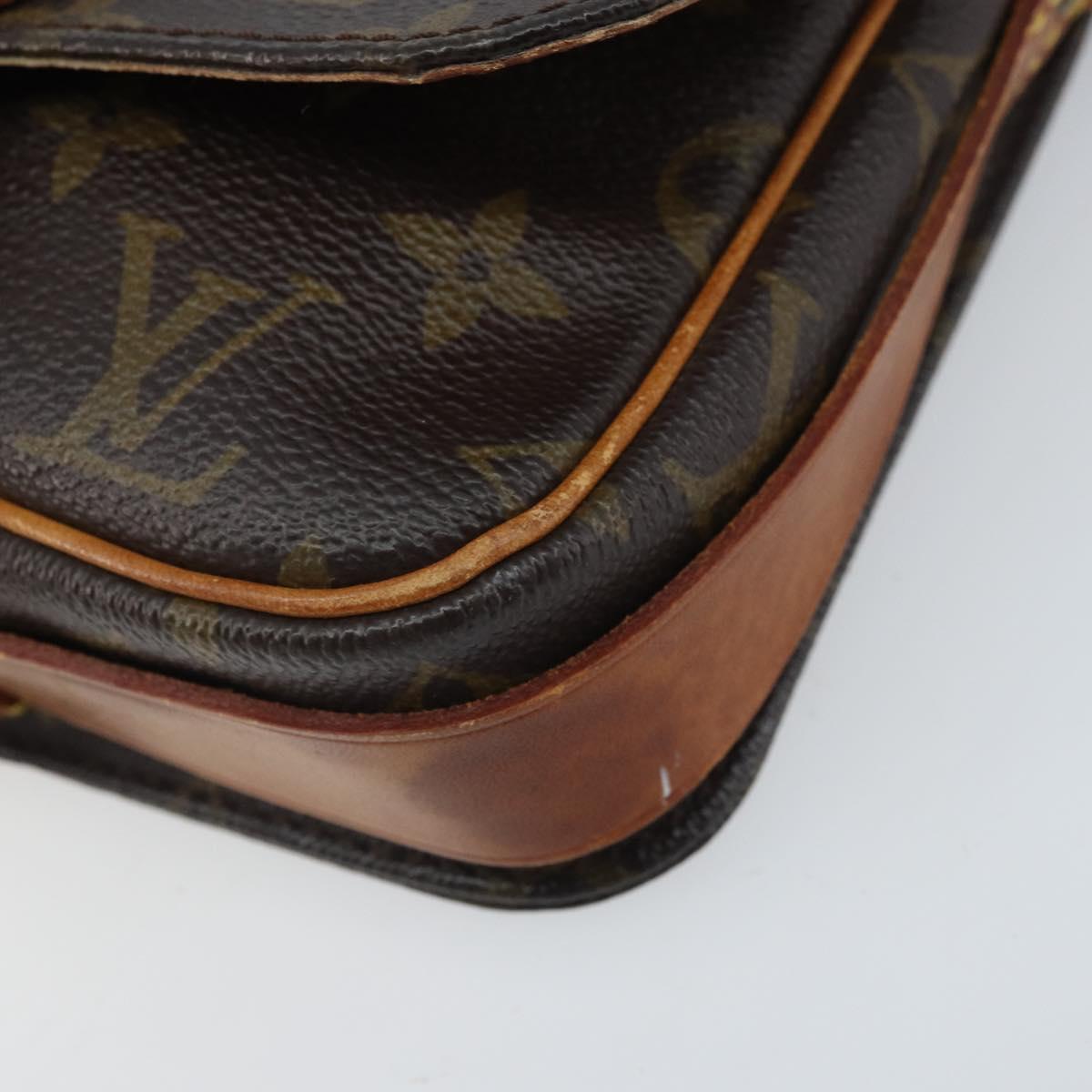 LOUIS VUITTON Monogram Cartouchiere PM Shoulder Bag M51254 LV Auth ka2377