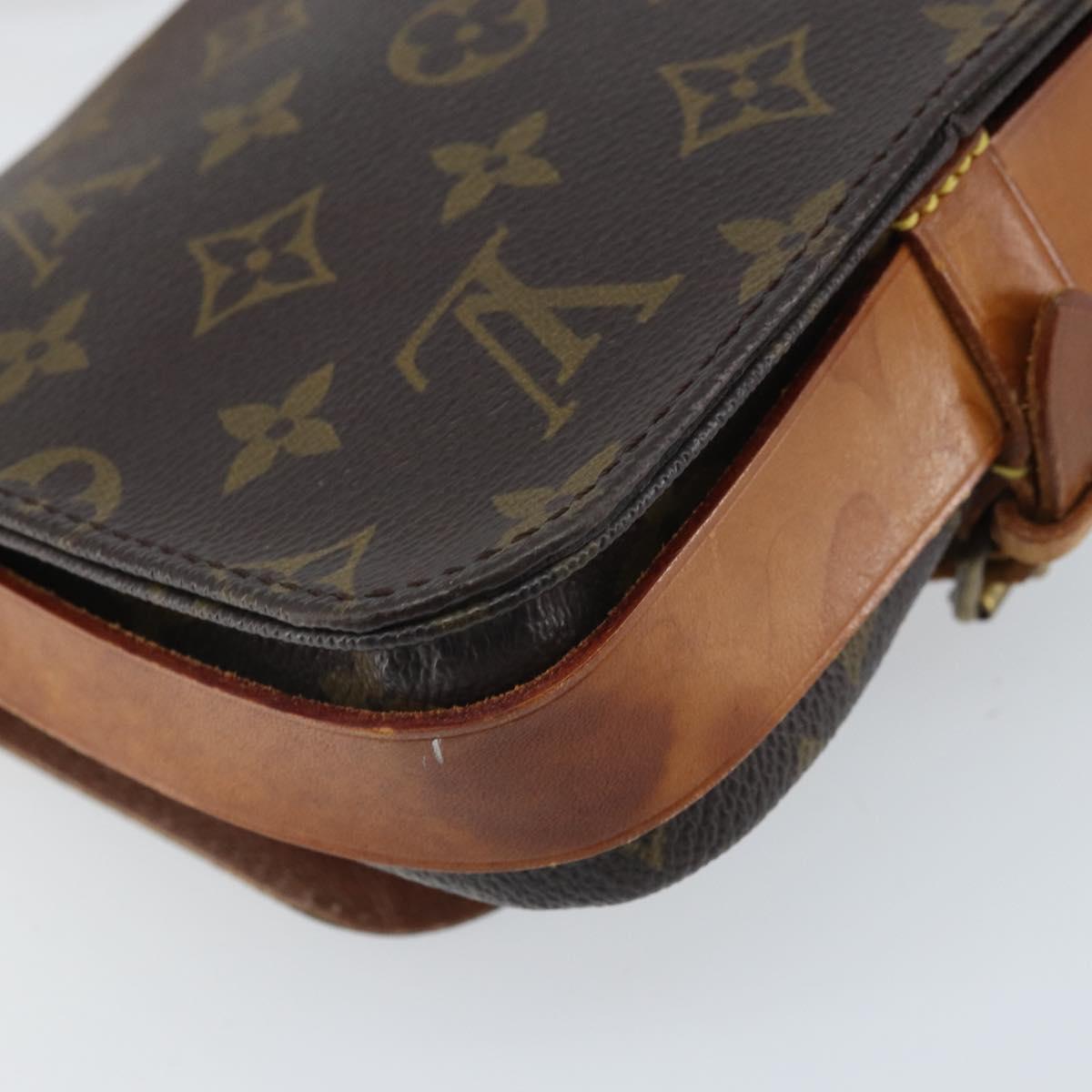 LOUIS VUITTON Monogram Cartouchiere PM Shoulder Bag M51254 LV Auth ka2377