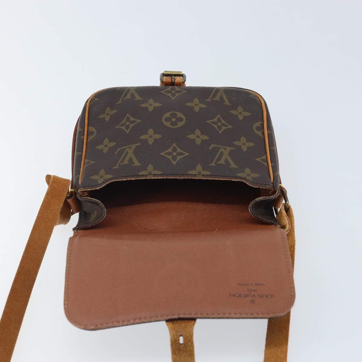 LOUIS VUITTON Monogram Cartouchiere PM Shoulder Bag M51254 LV Auth ka2377