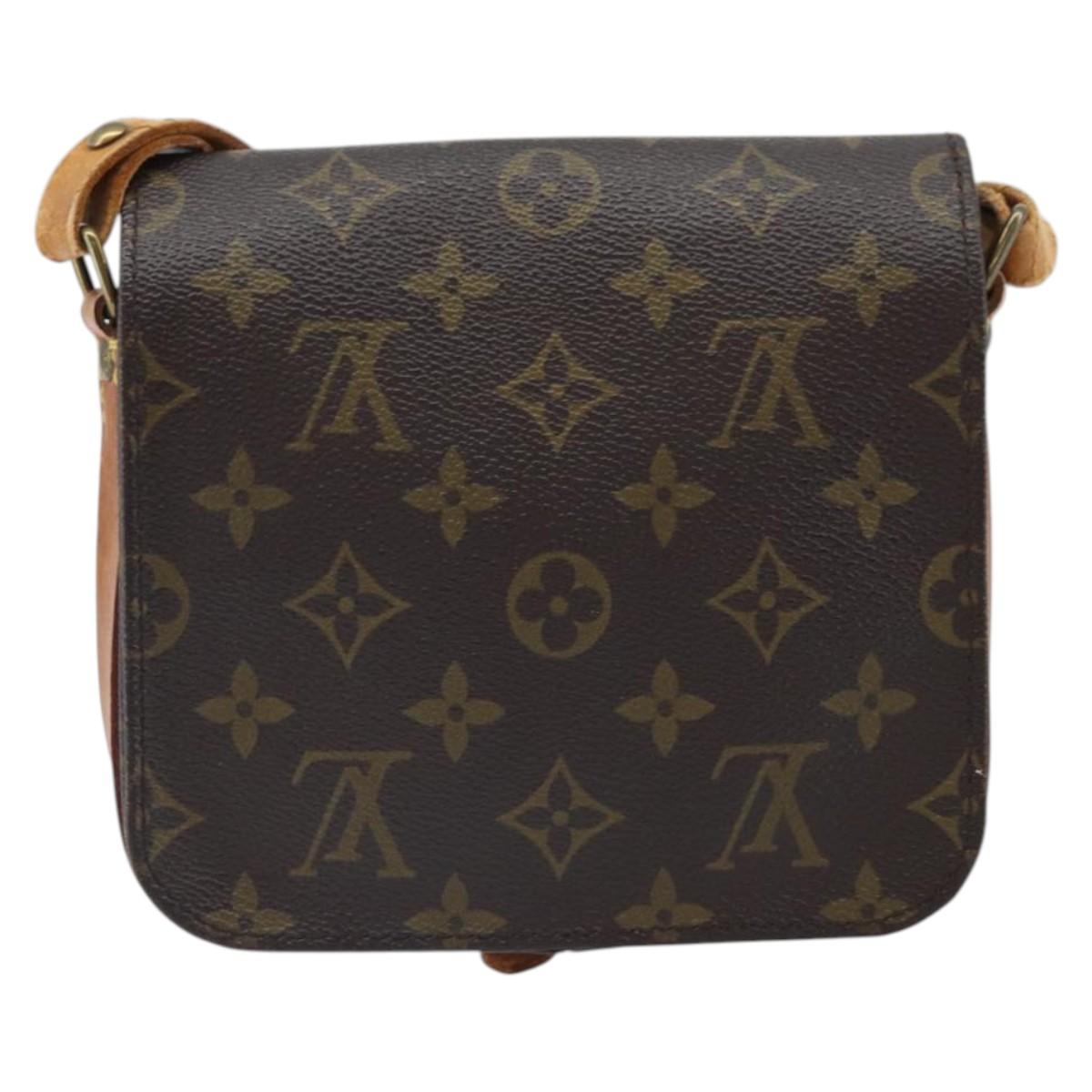 LOUIS VUITTON Monogram Cartouchiere PM Shoulder Bag M51254 LV Auth ka2377