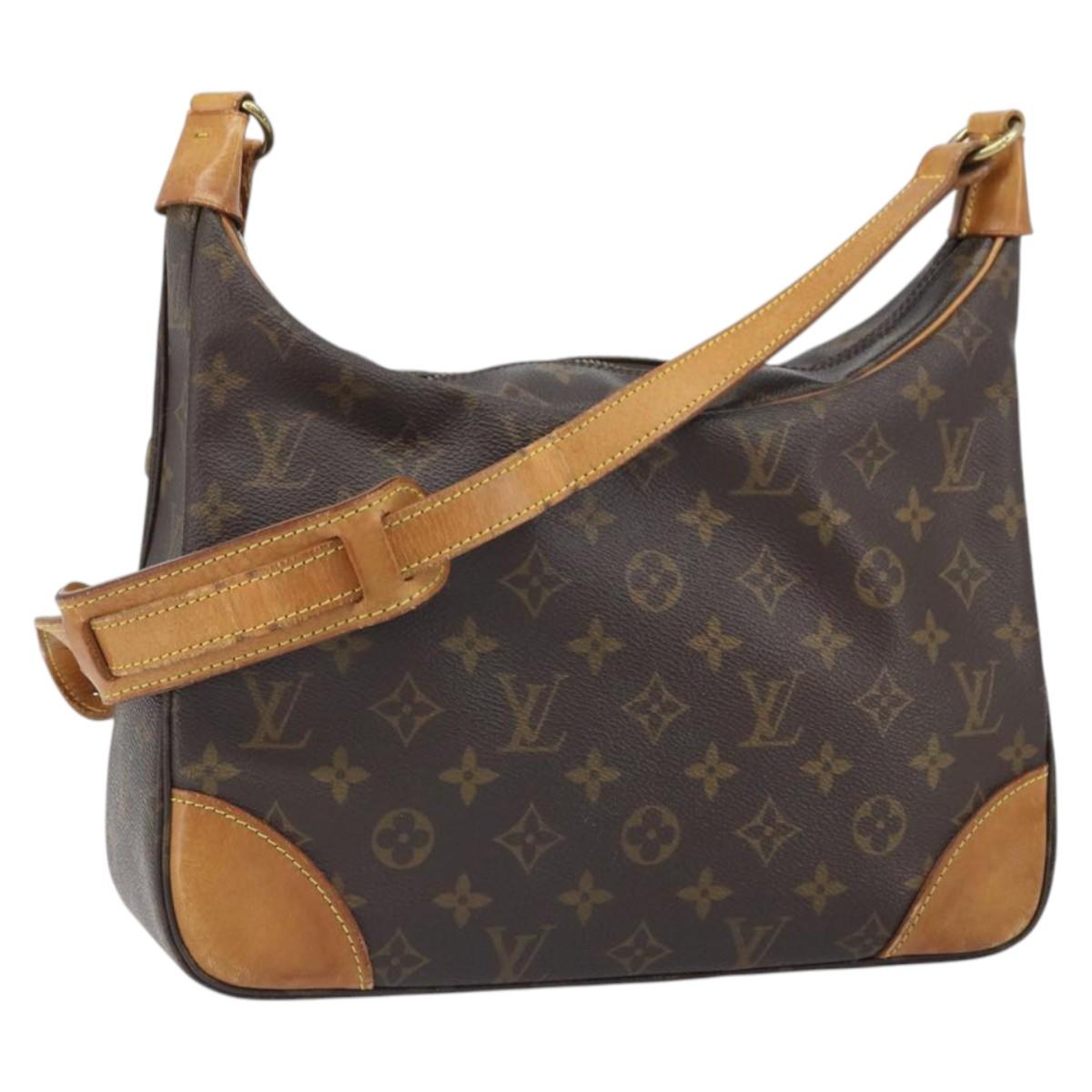 LOUIS VUITTON Monogram Boulogne 30 Shoulder Bag M51265 LV Auth ka2378