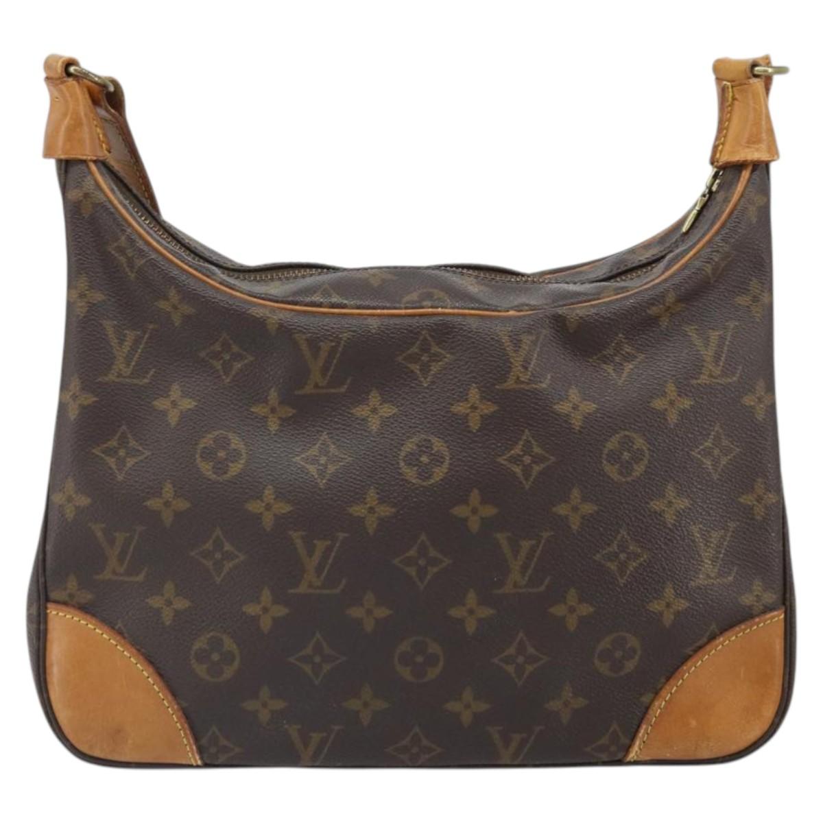 LOUIS VUITTON Monogram Boulogne 30 Shoulder Bag M51265 LV Auth ka2378