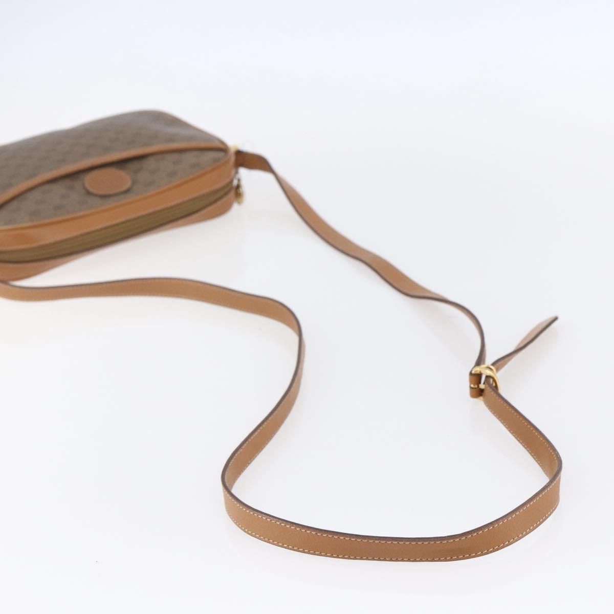 GUCCI Micro GG Supreme Shoulder Bag PVC Beige Gold 007 113 0095 Auth ka238