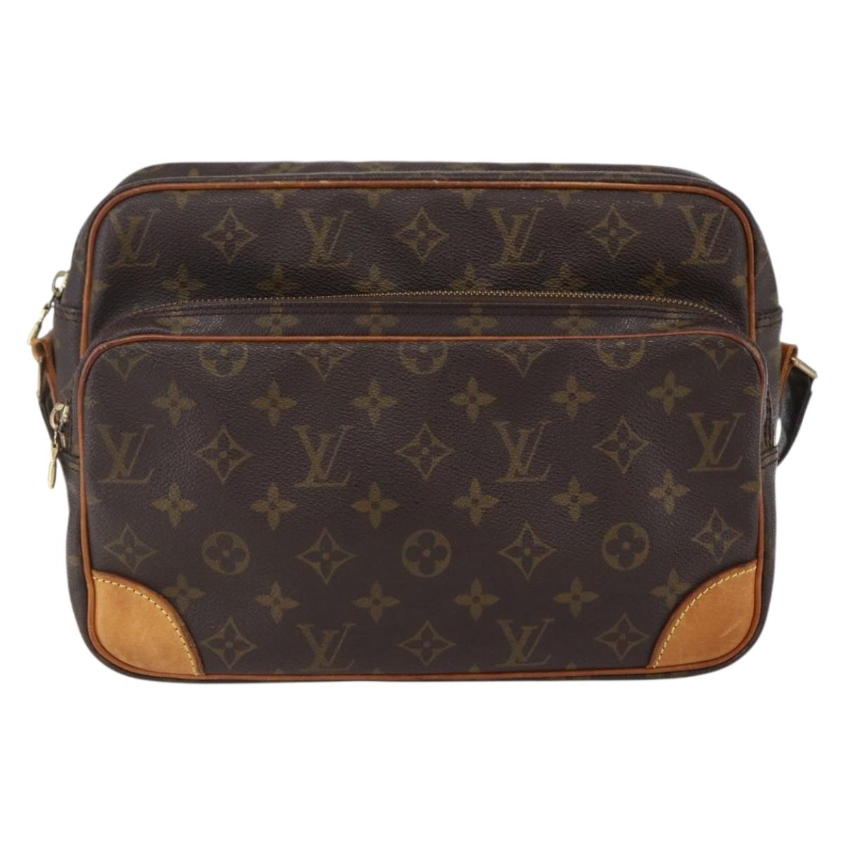 LOUIS VUITTON Monogram Nile Shoulder Bag M45244 LV Auth ka2387