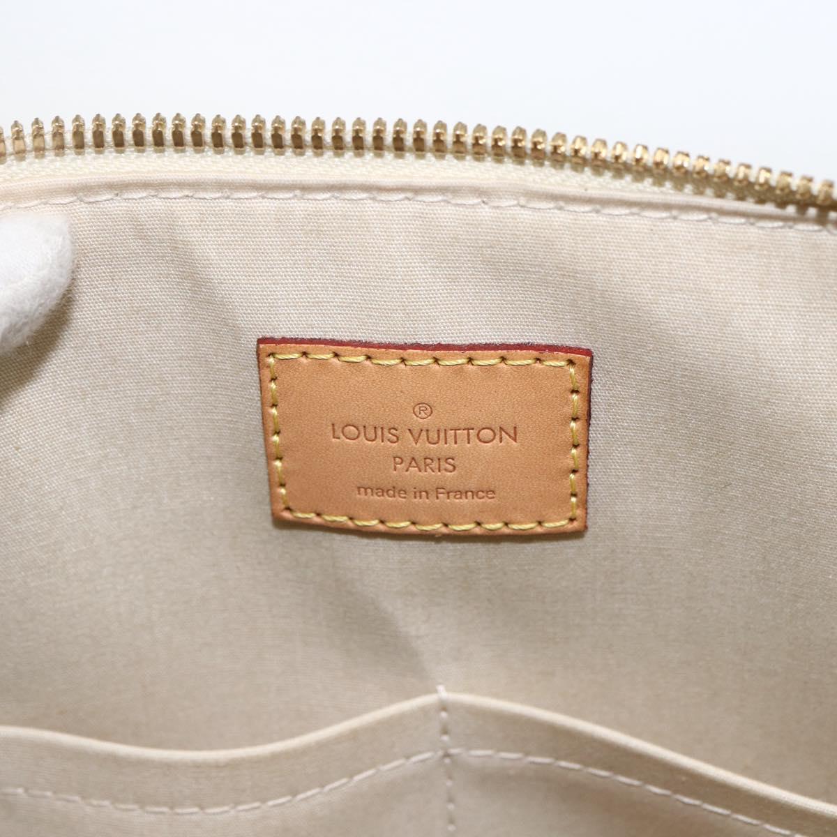LOUIS VUITTON Monogram Vernis Alma PM Hand Bag Dunne M90170 LV Auth ka2396
