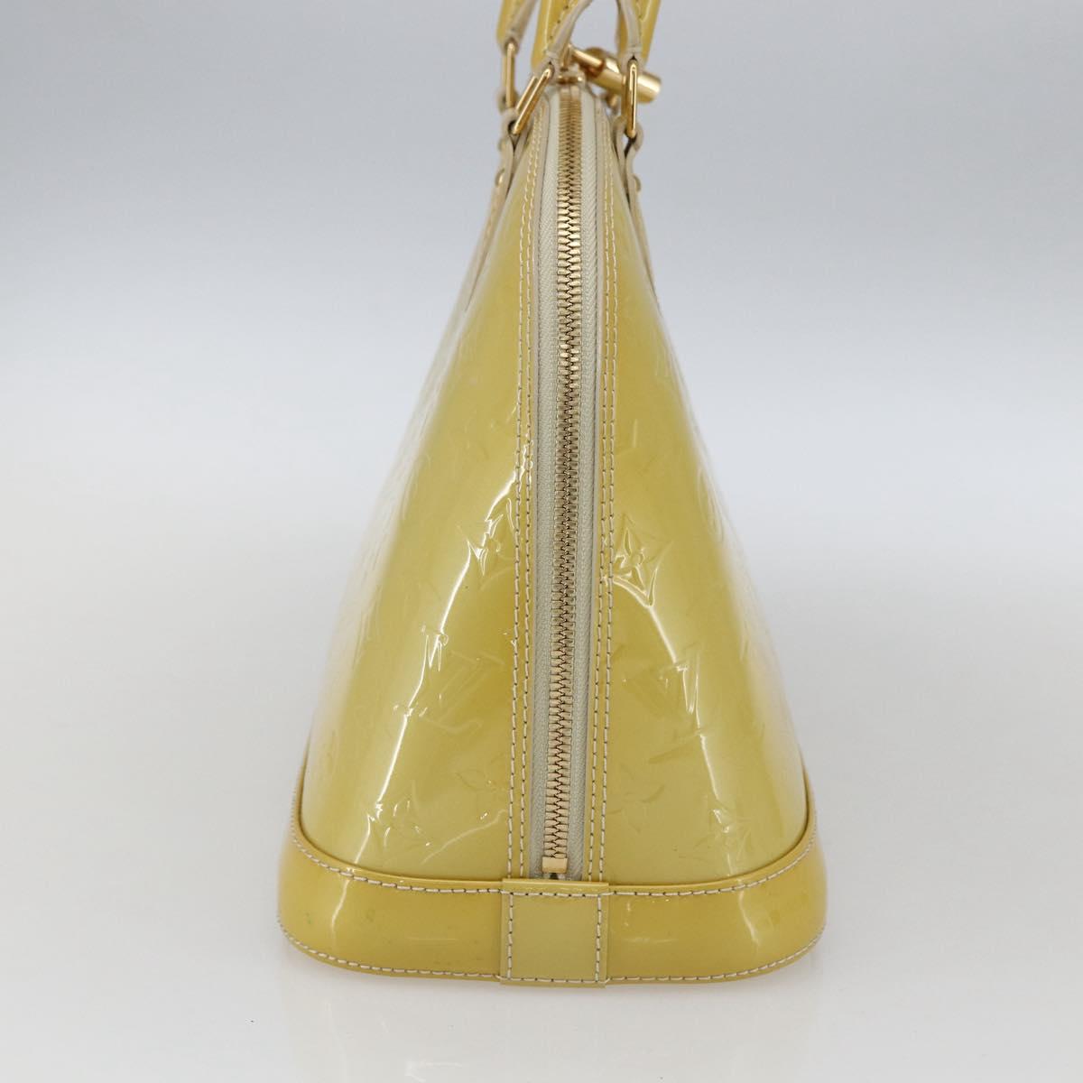 LOUIS VUITTON Monogram Vernis Alma PM Hand Bag Dunne M90170 LV Auth ka2396