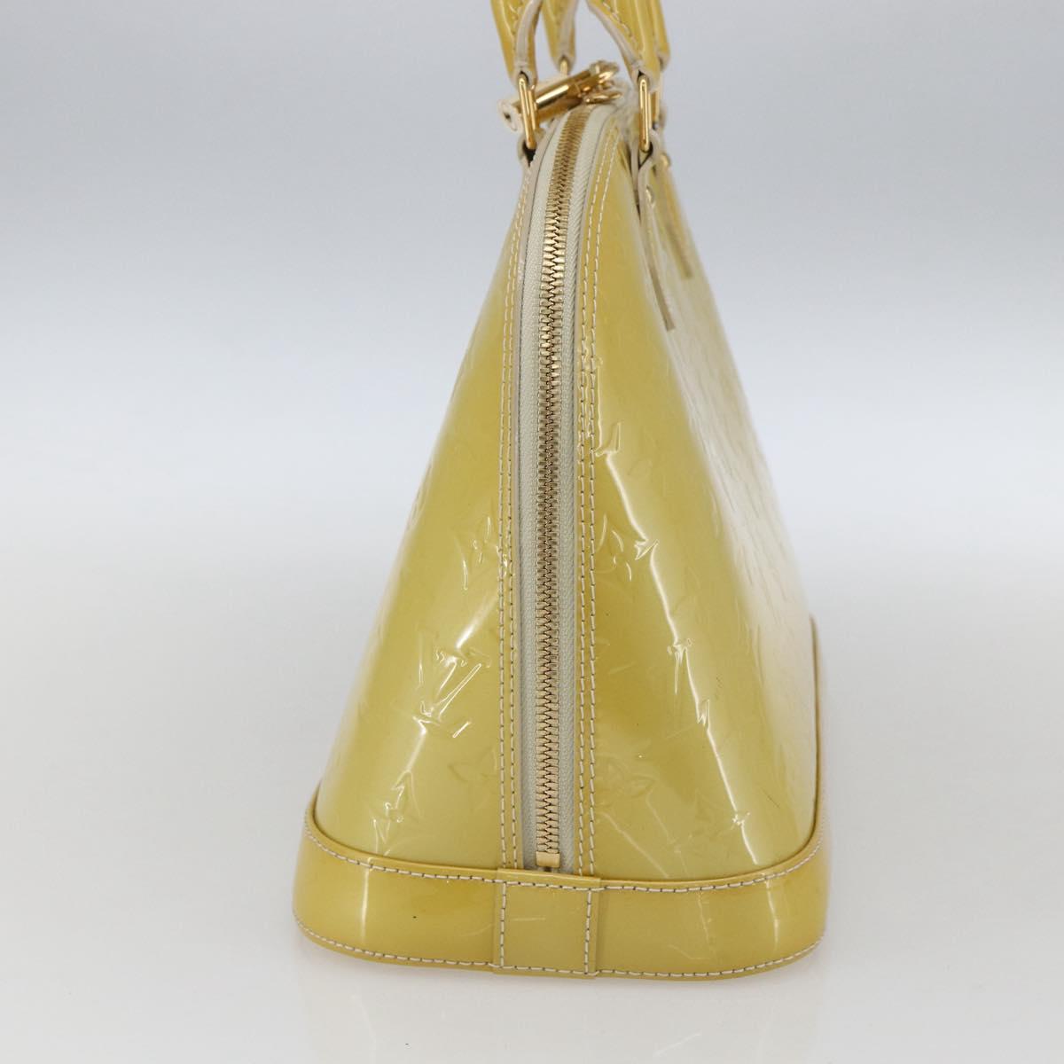 LOUIS VUITTON Monogram Vernis Alma PM Hand Bag Dunne M90170 LV Auth ka2396