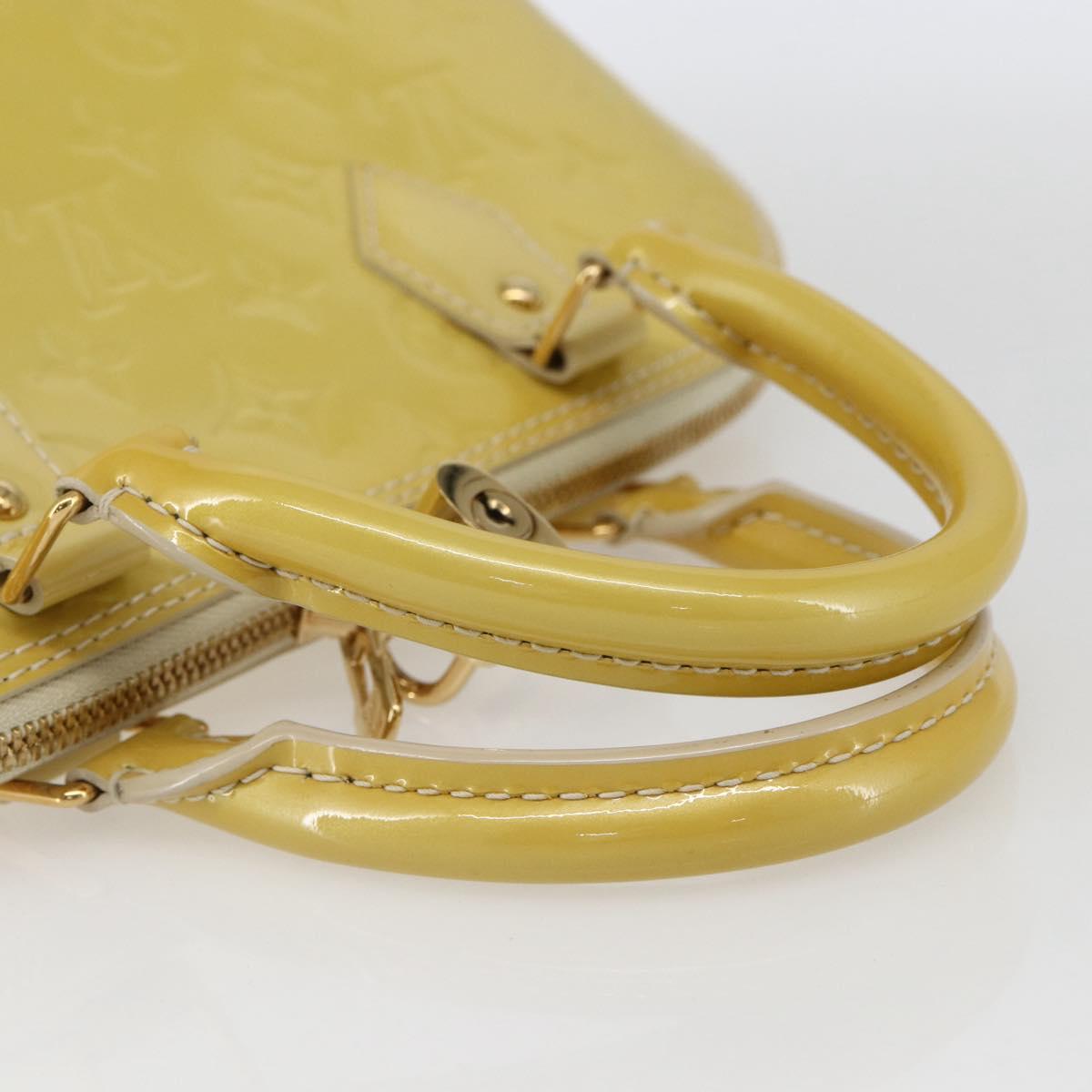 LOUIS VUITTON Monogram Vernis Alma PM Hand Bag Dunne M90170 LV Auth ka2396