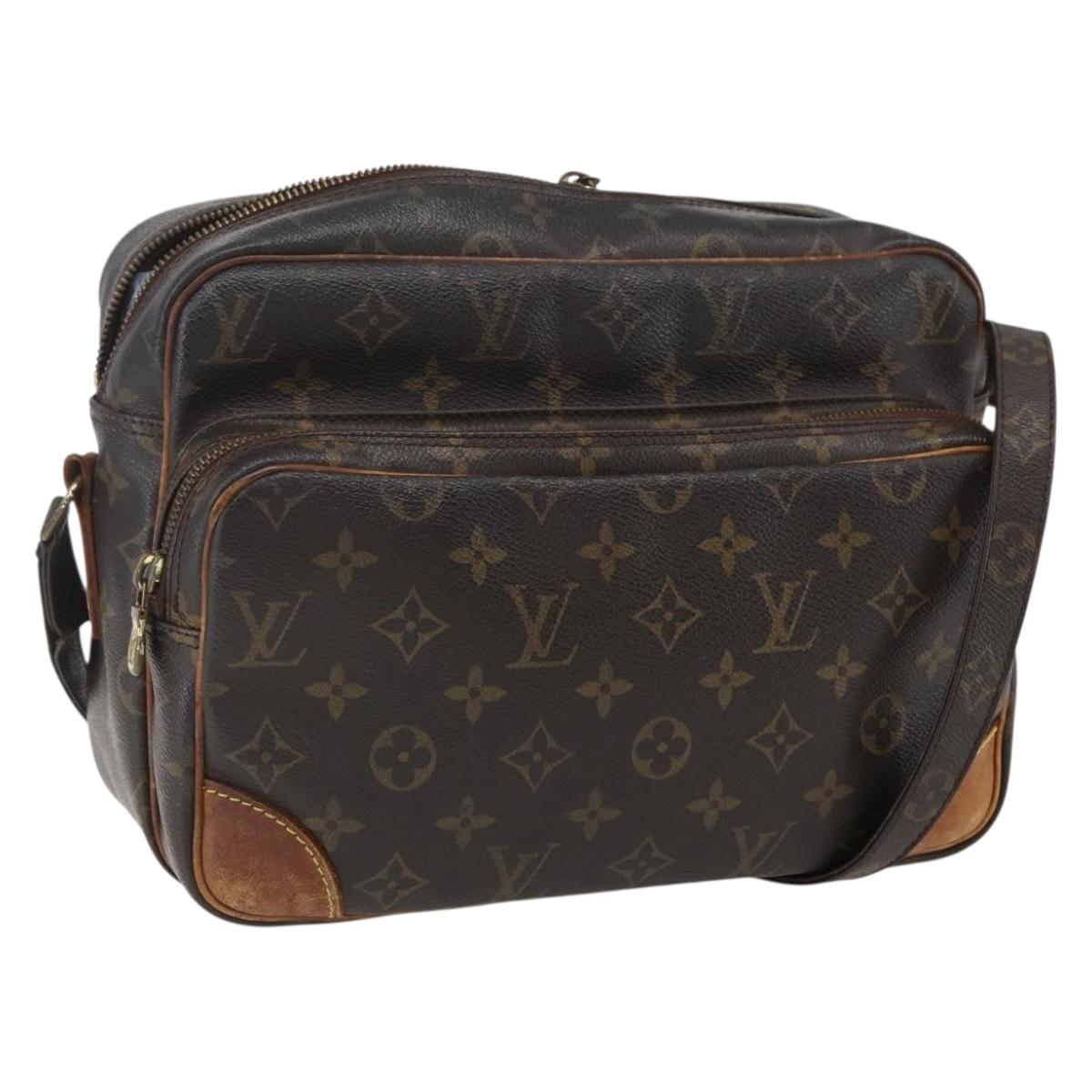 LOUIS VUITTON Monogram Nile Shoulder Bag M45244 LV Auth ka2399