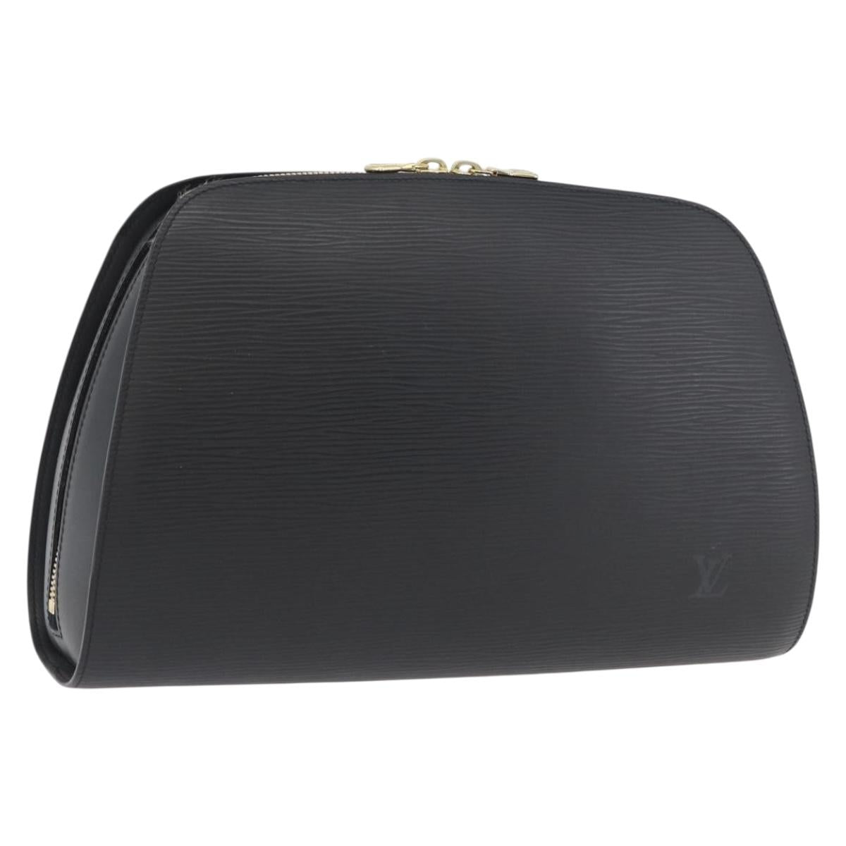 LOUIS VUITTON Epi Dauphine GM Cosmetic Pouch Black M48432 LV Auth ka2400