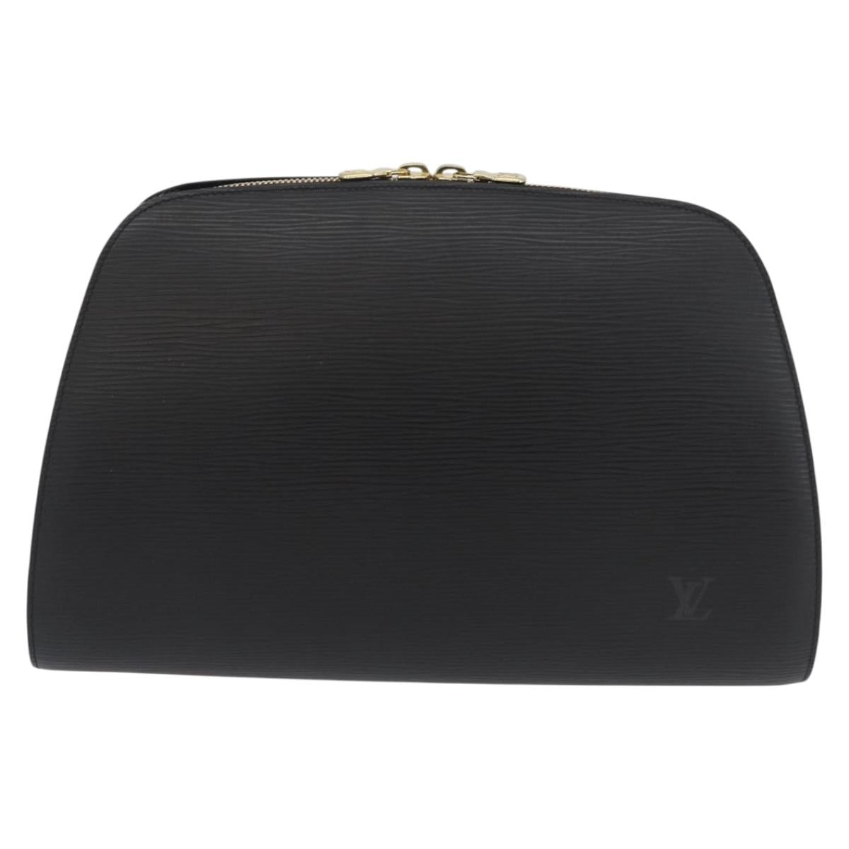 LOUIS VUITTON Epi Dauphine GM Cosmetic Pouch Black M48432 LV Auth ka2400