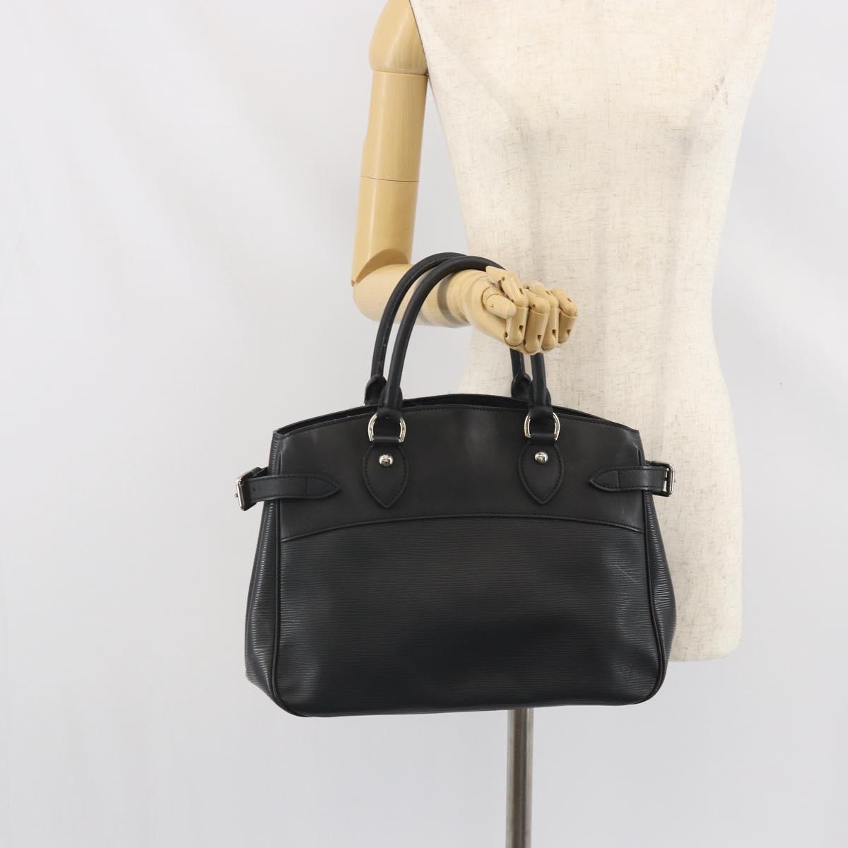LOUIS VUITTON Epi Passy PM Hand Bag Black M59262 LV Auth ka2401A