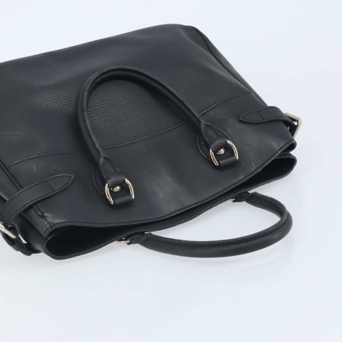 LOUIS VUITTON Epi Passy PM Hand Bag Black M59262 LV Auth ka2401A