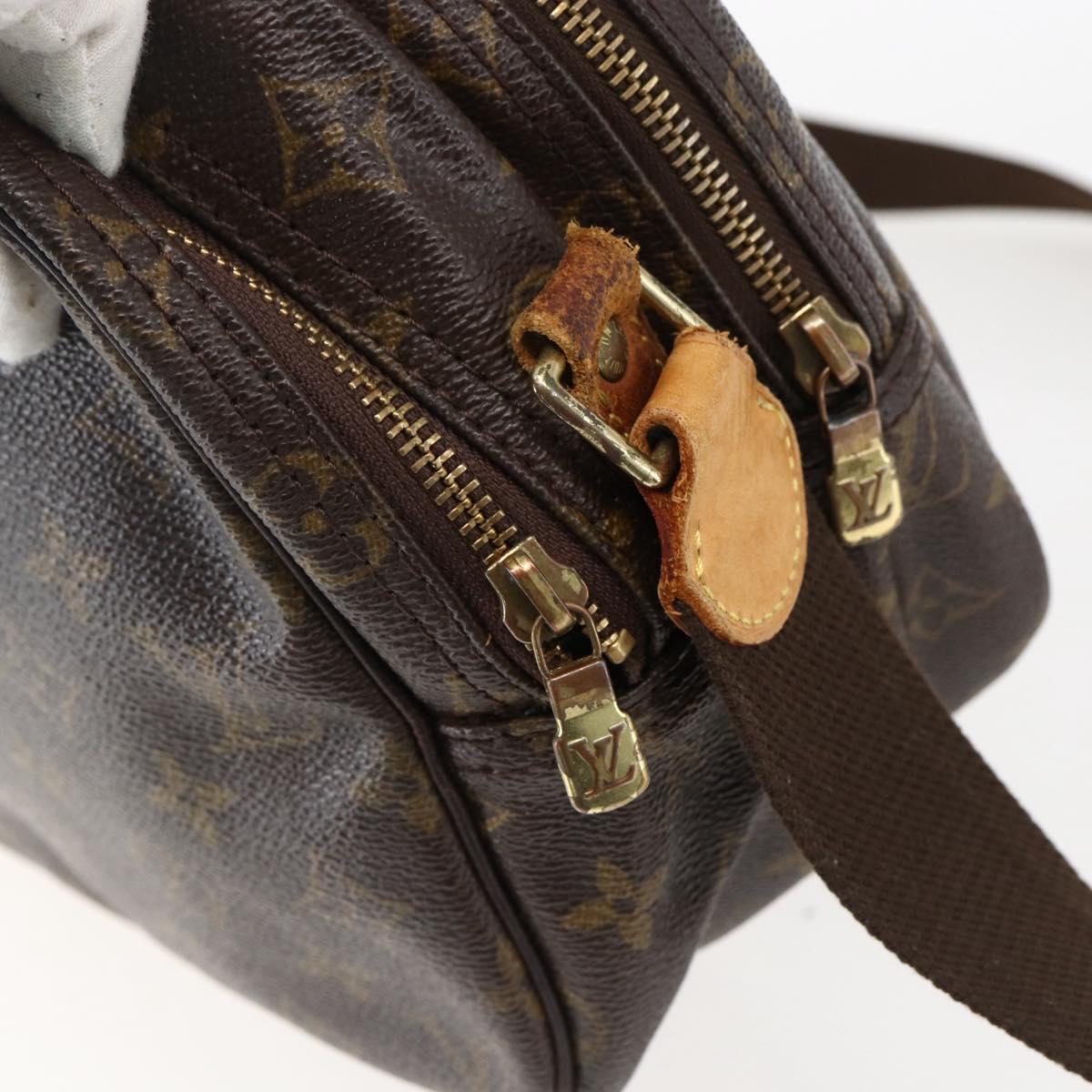 LOUIS VUITTON Monogram Reporter PM Shoulder Bag M45254 LV Auth ka2409