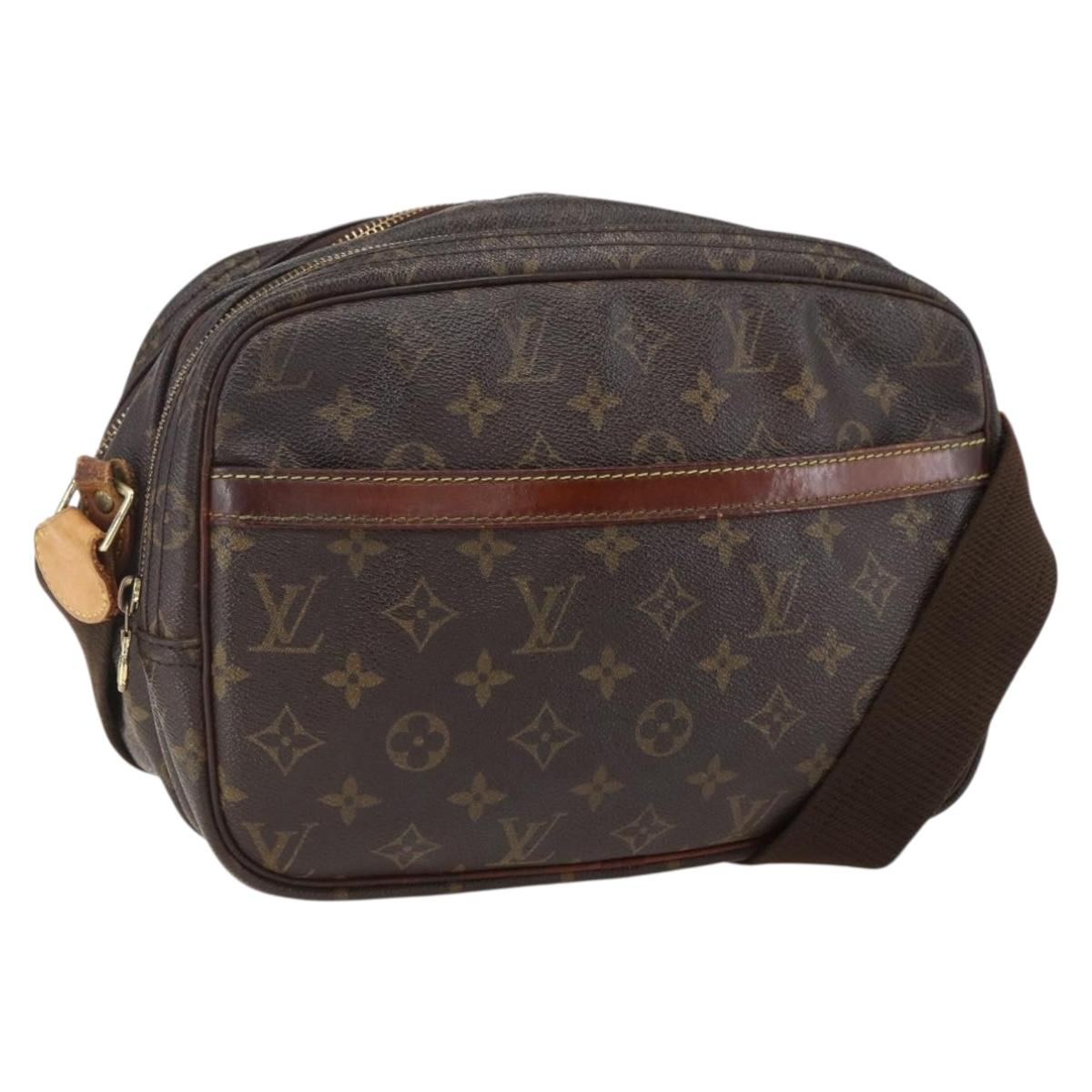 LOUIS VUITTON Monogram Reporter PM Shoulder Bag M45254 LV Auth ka2409