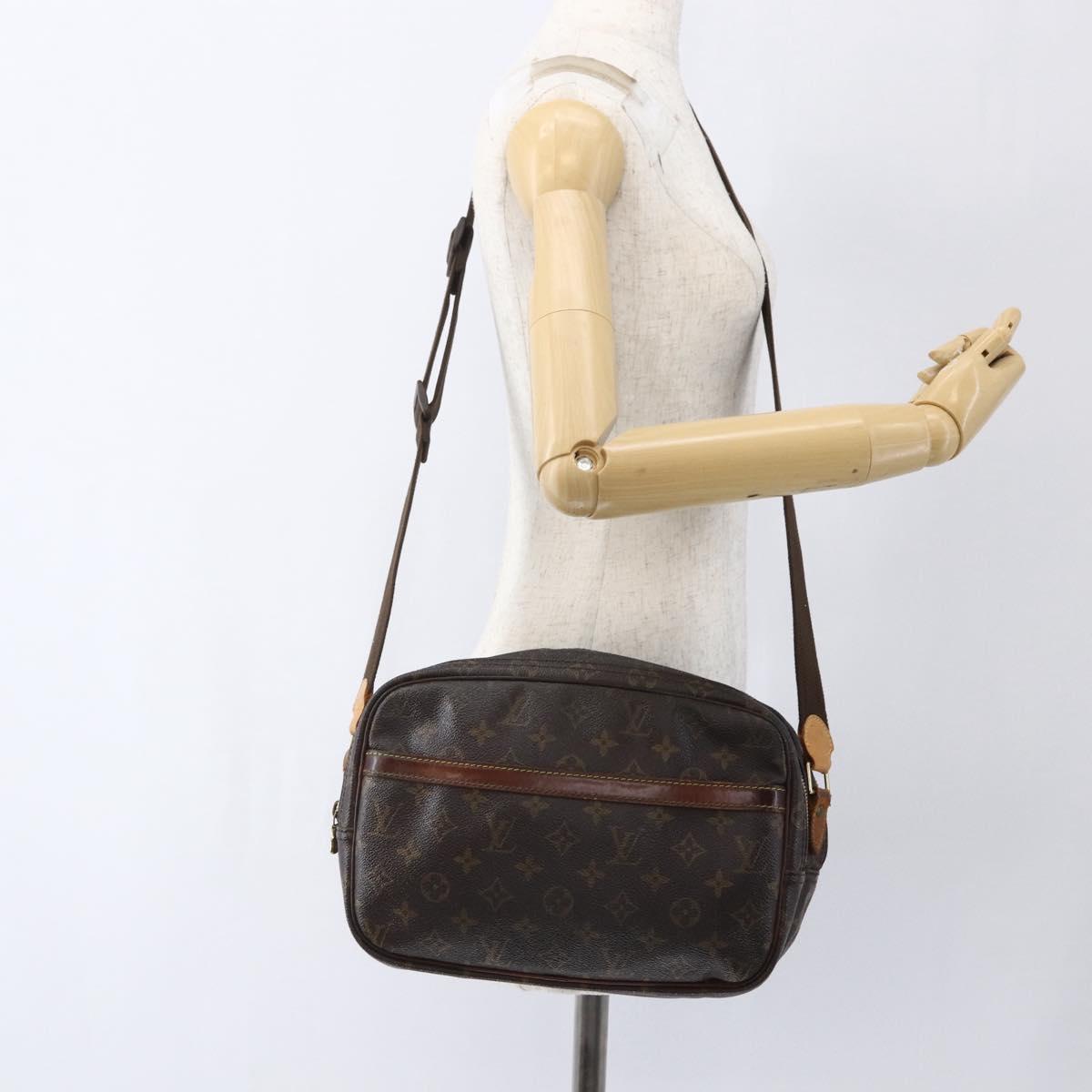 LOUIS VUITTON Monogram Reporter PM Shoulder Bag M45254 LV Auth ka2409