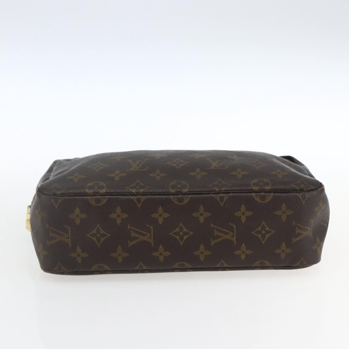 LOUIS VUITTON Monogram Trousse Toilette 28 Clutch Bag M47522 LV Auth ka2412